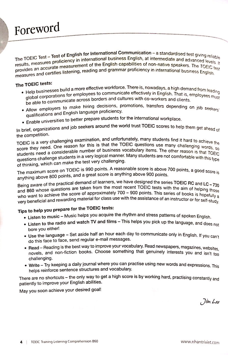 toeic training listening comprehension 860 - Ảnh 2