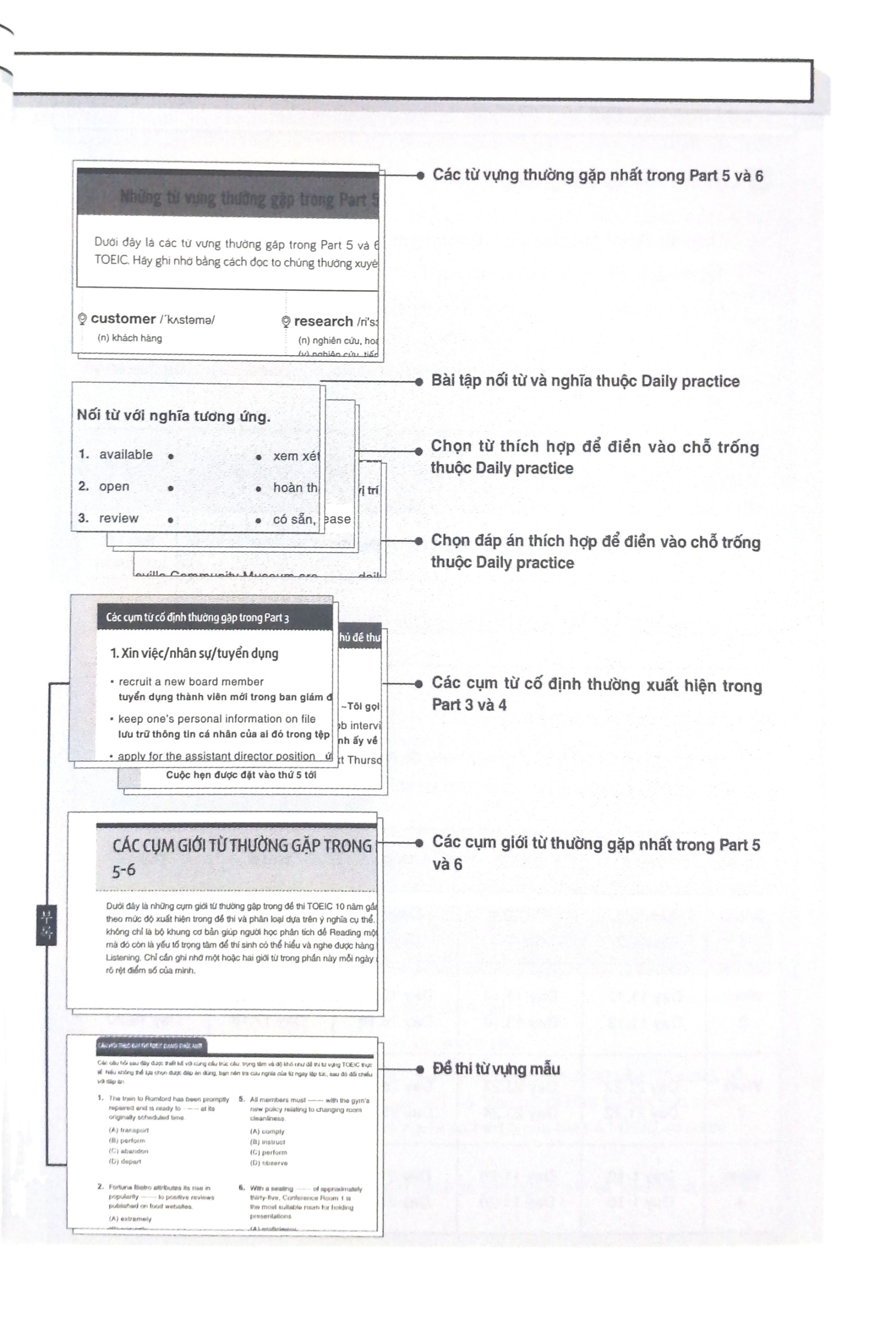 toeic vocab basic - 1000 từ vựng cơ bản kèm bài tập dành cho người mới bắt đầu (tái bản 2023) - Ảnh 6