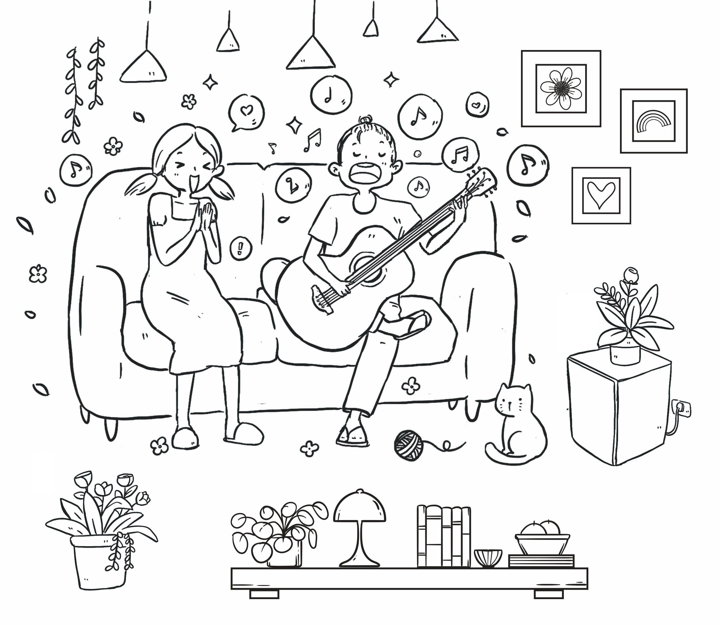 tôi bị cảm hóa ra là do em - tô màu thả thính - Ảnh 5