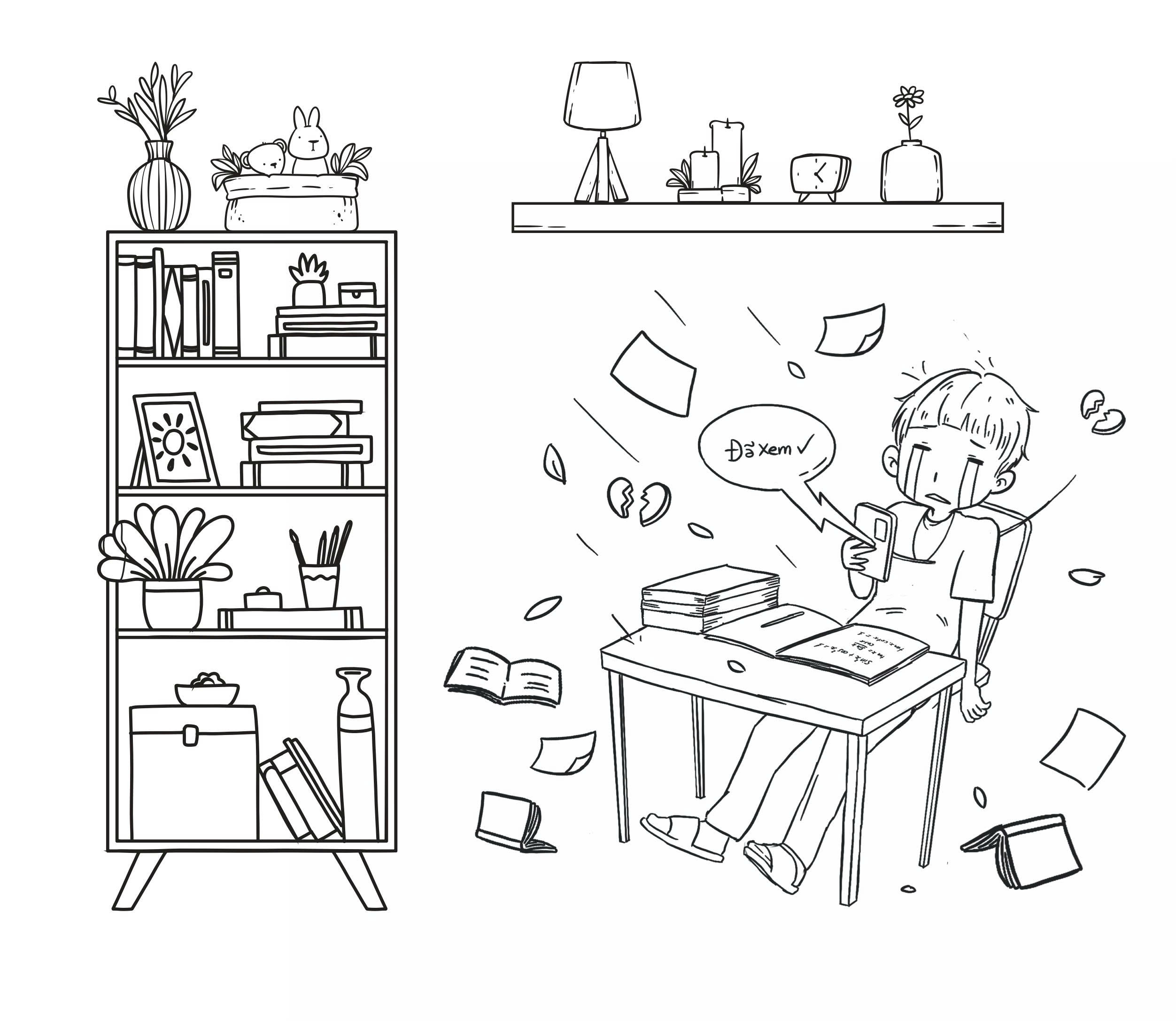 tôi bị cảm hóa ra là do em - tô màu thả thính - Ảnh 8