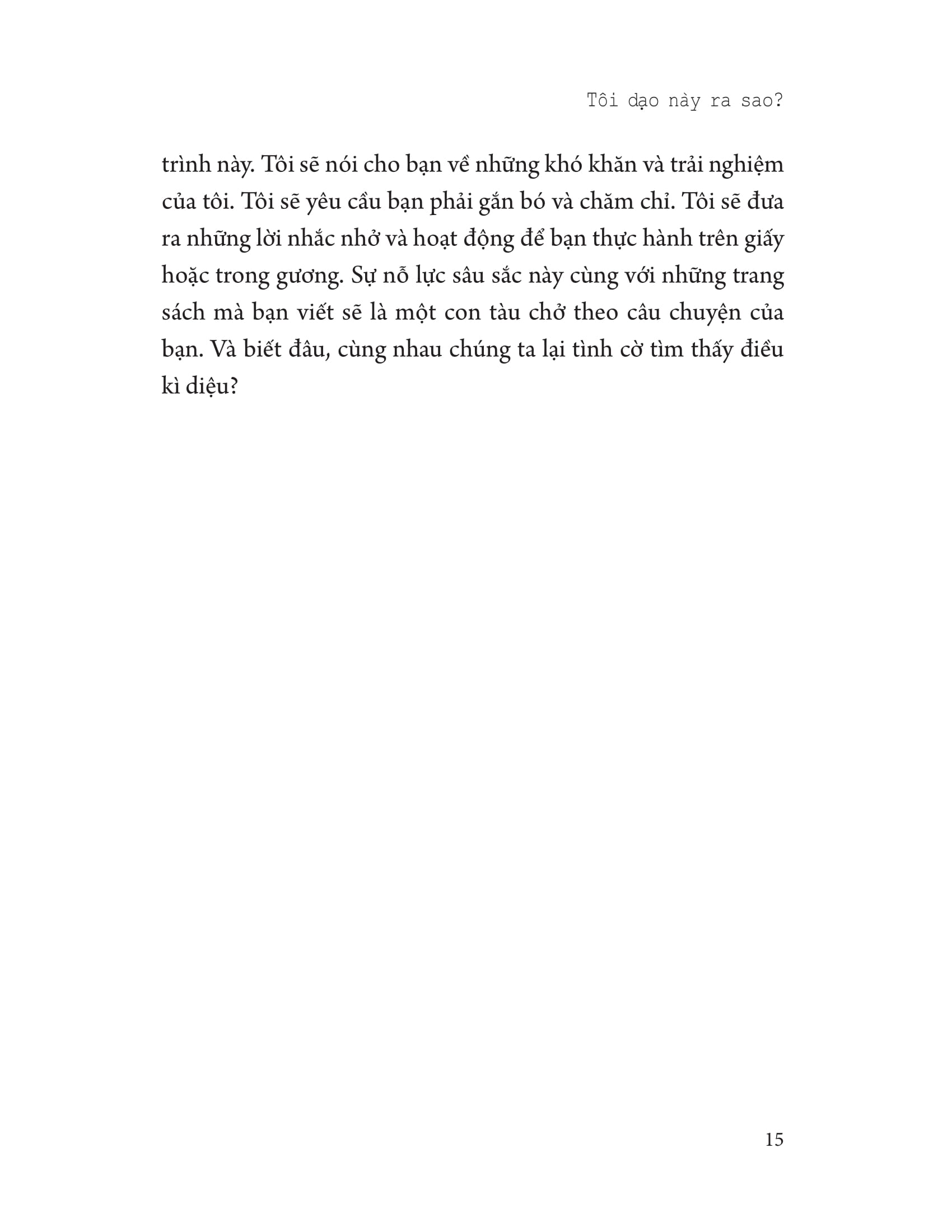 Tôi Dạo Này Ra Sao? - 40 Cuộc Hội Thoại Cần Có Với Chính Mình - Ảnh 14
