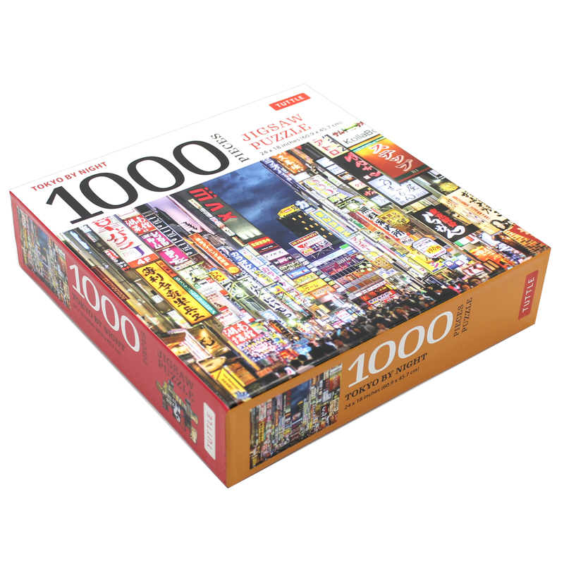 tokyo by night - 1000 piece jigsaw puzzle : tokyo's kabuki-cho district at night: finished size 24 x 18 inches (61 x 46 cm) - Ảnh 5