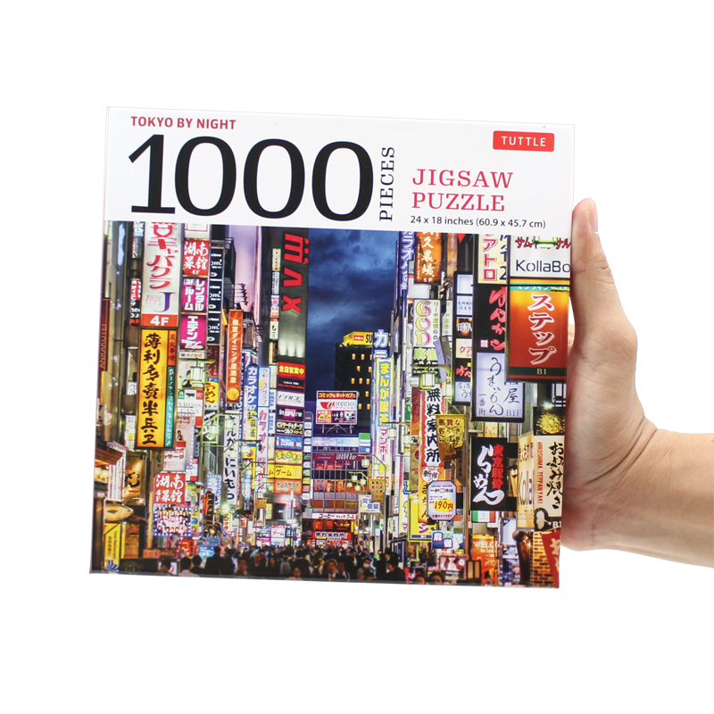 tokyo by night - 1000 piece jigsaw puzzle : tokyo's kabuki-cho district at night: finished size 24 x 18 inches (61 x 46 cm) - Ảnh 7