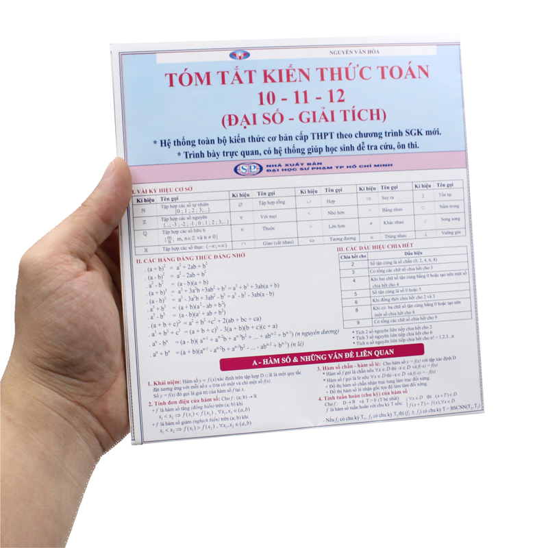 tóm tắt kiến thức toán 10-11-12 - đại số - giải tích - Ảnh 6