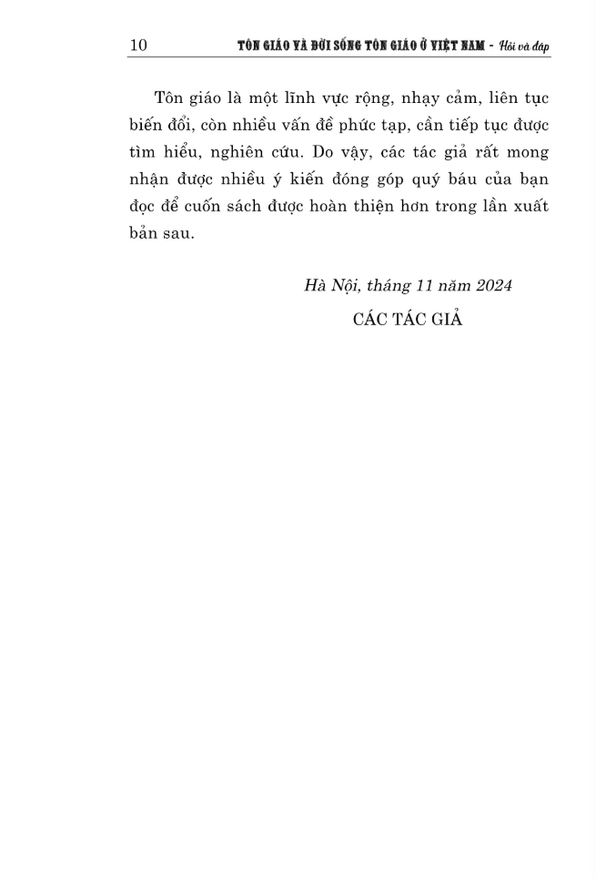 tôn giáo và đời sống tôn giáo ở việt nam - hỏi và đáp - Ảnh 8