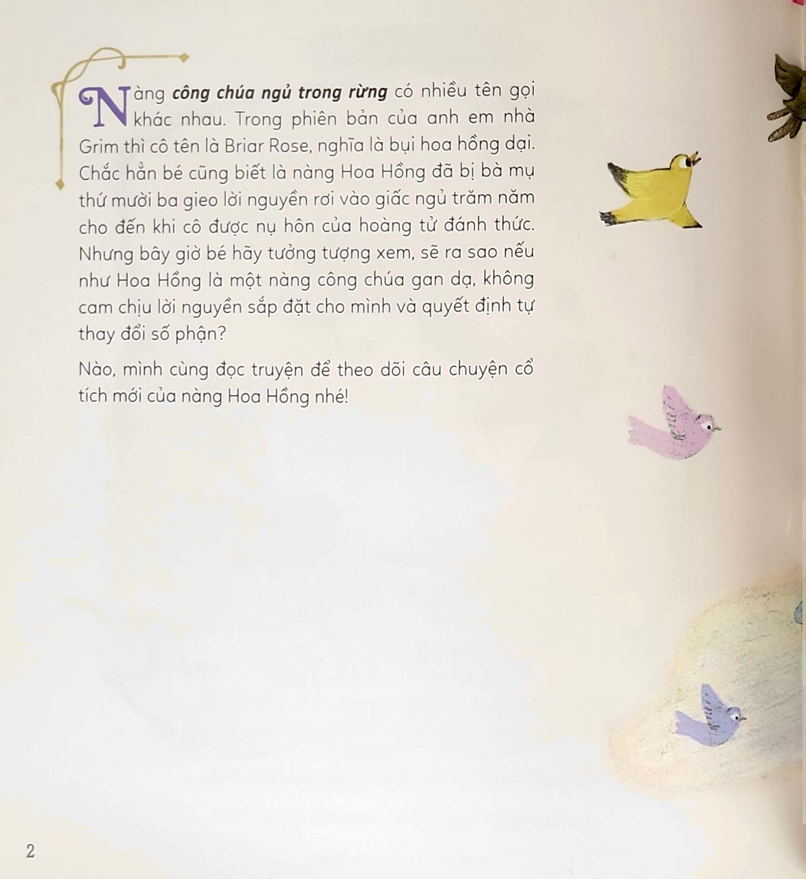 tôn trọng giới tính - cổ tích bình đẳng giới - hoa hồng gan dạ - công chúa phá vỡ lời nguyền giấc ngủ trăm năm - Ảnh 3