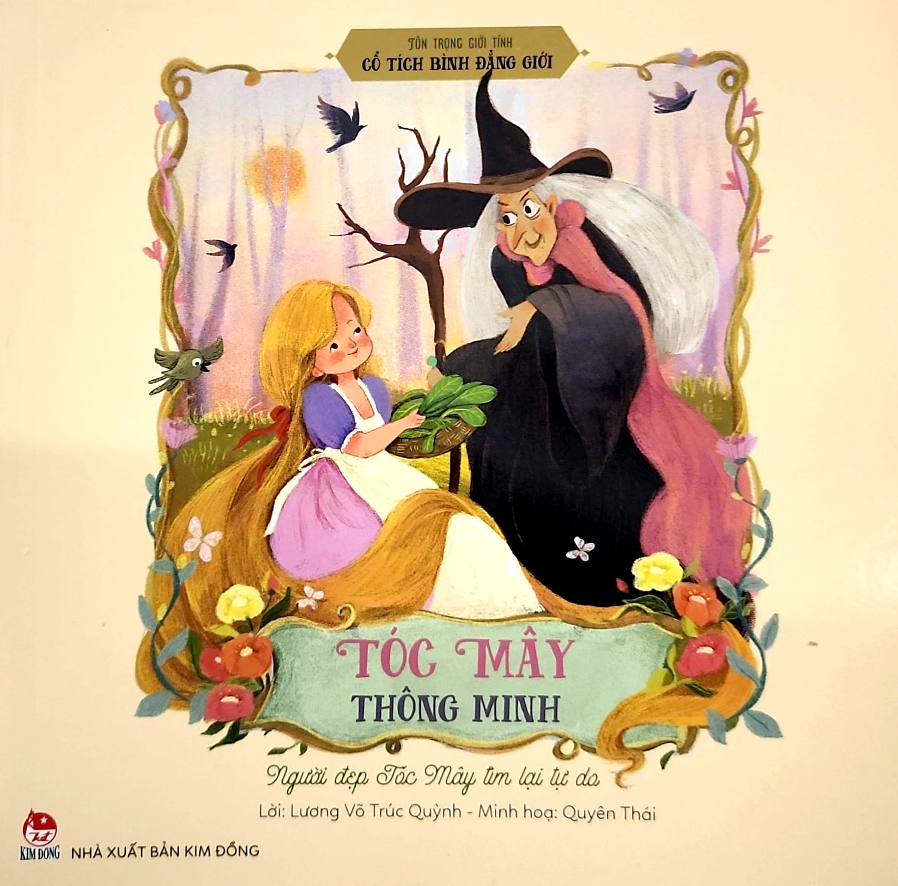 tôn trọng giới tính - cổ tích bình đẳng giới - tóc mây thông minh - người đẹp tóc mây tìm lại tự do - Ảnh 2