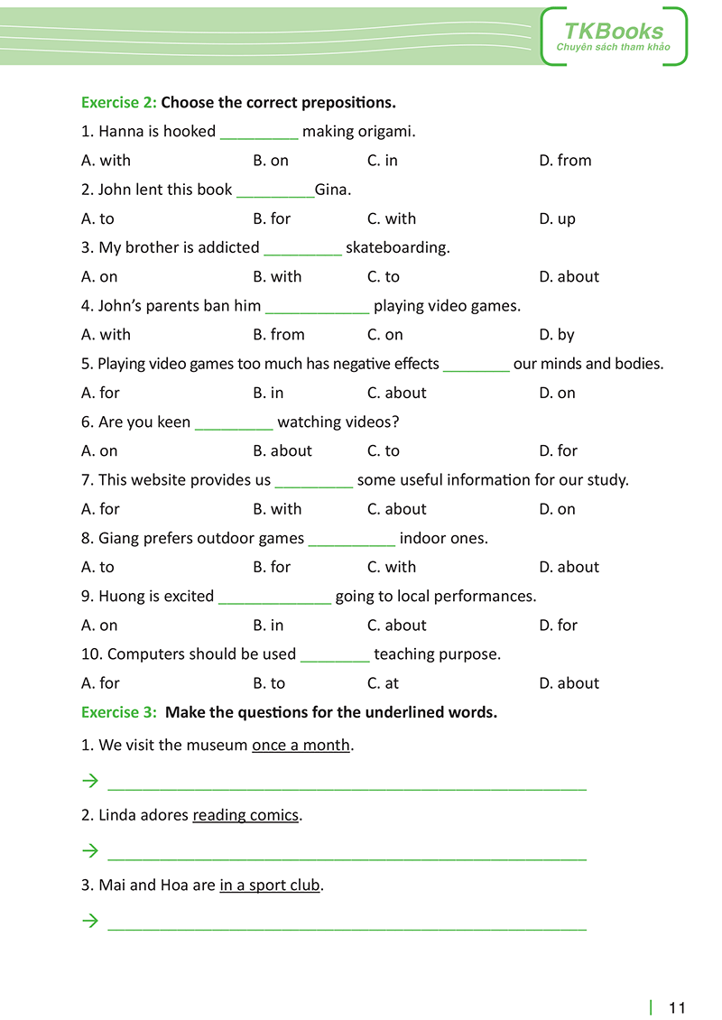 tổng hợp kiến thức và bài tập tiếng anh lớp 8 - Ảnh 11