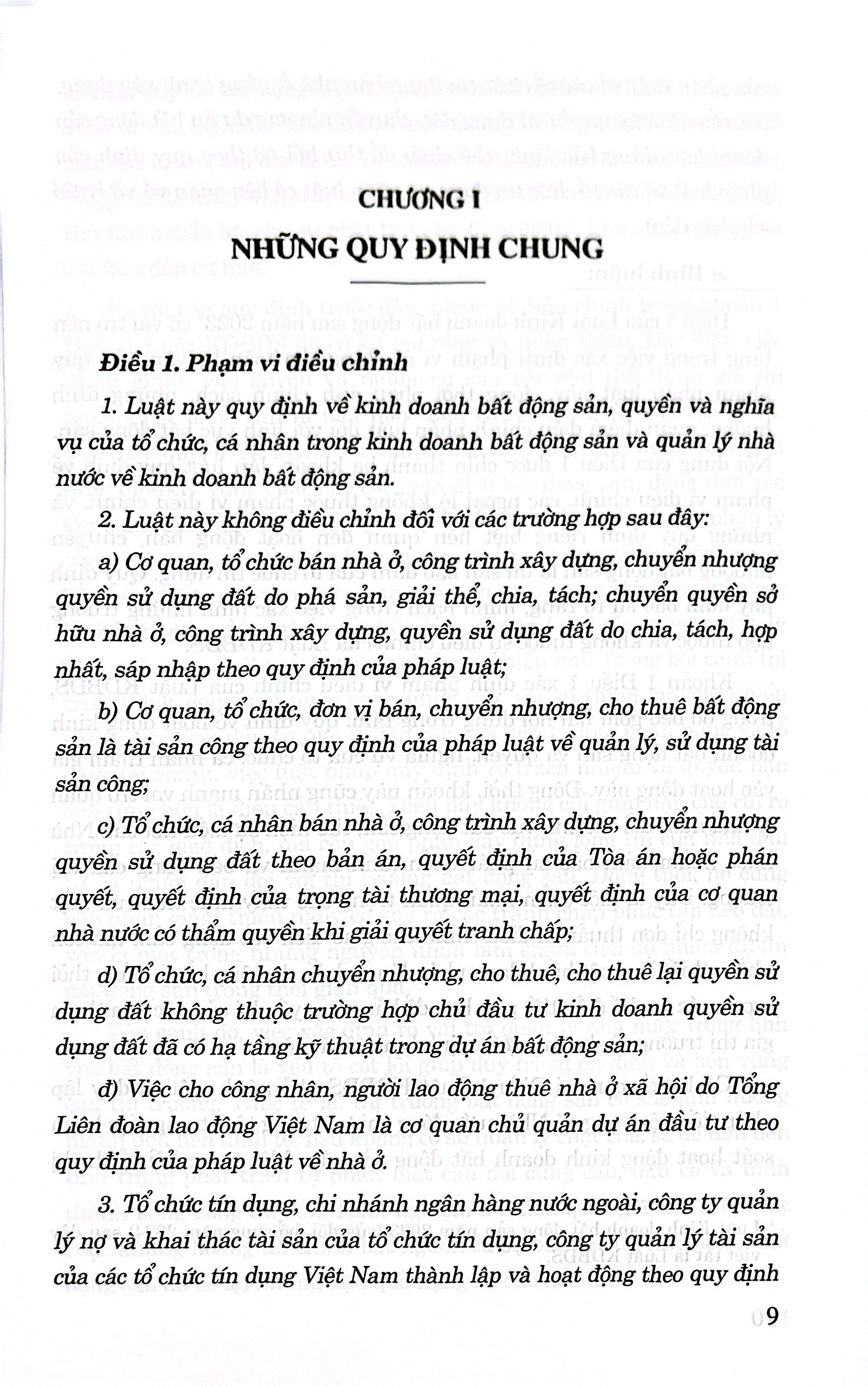 Tổng Luận Và Bình Giải Luật Kinh Doanh Bất Động Sản Năm 2023 (Được Sửa Đổi, Bổ Sung Năm 2024) - Ảnh 6