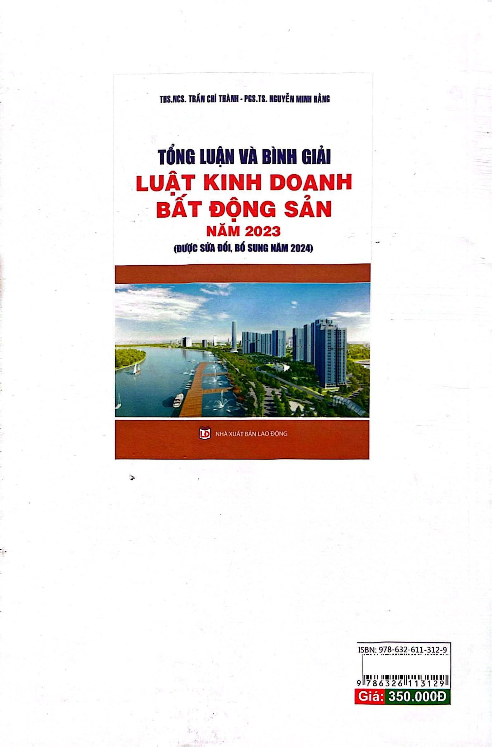 Tổng Luận Và Bình Giải Luật Kinh Doanh Bất Động Sản Năm 2023 (Được Sửa Đổi, Bổ Sung Năm 2024) - Ảnh 8