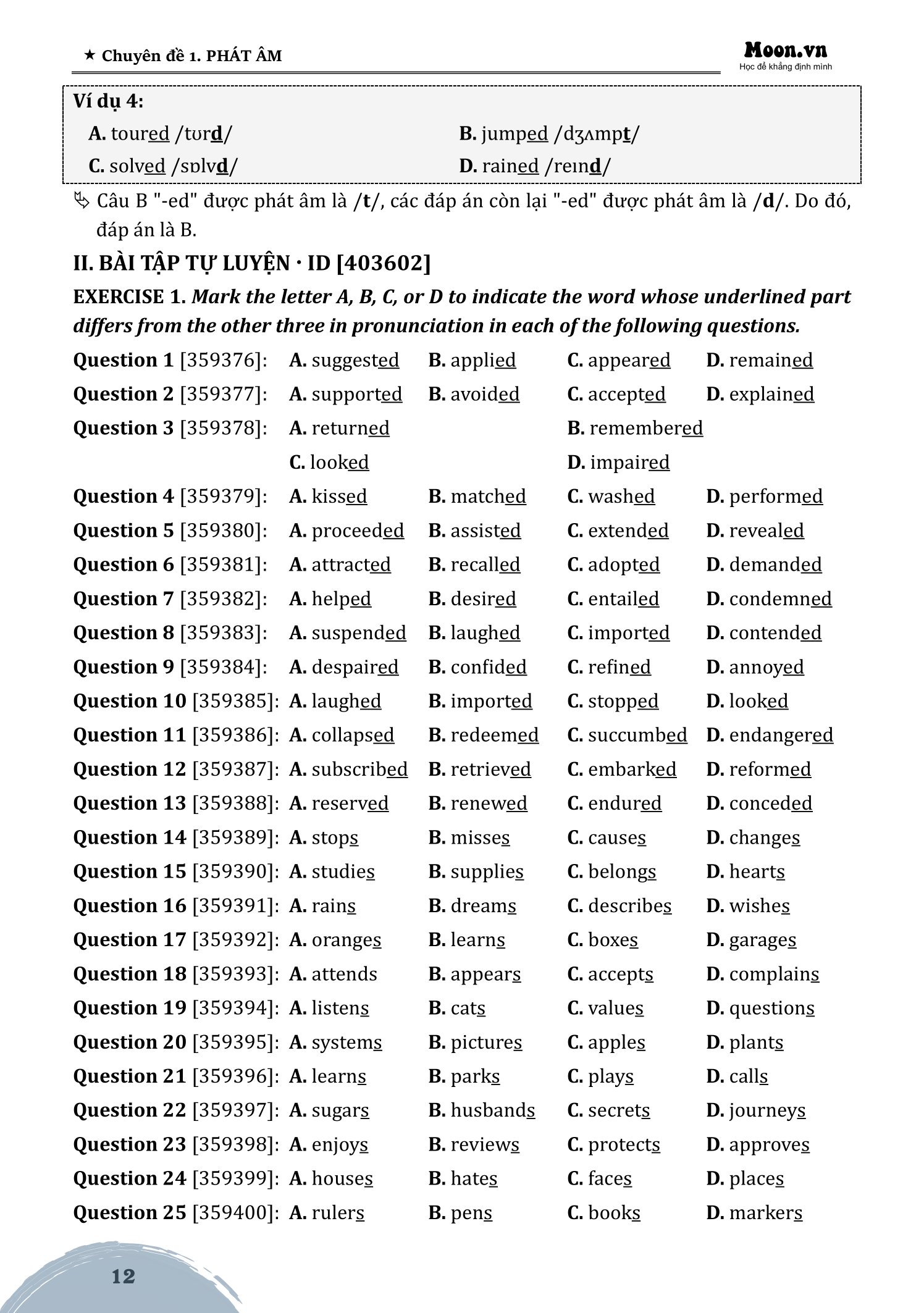 tổng ôn cấp tốc tiếng anh - Ảnh 13