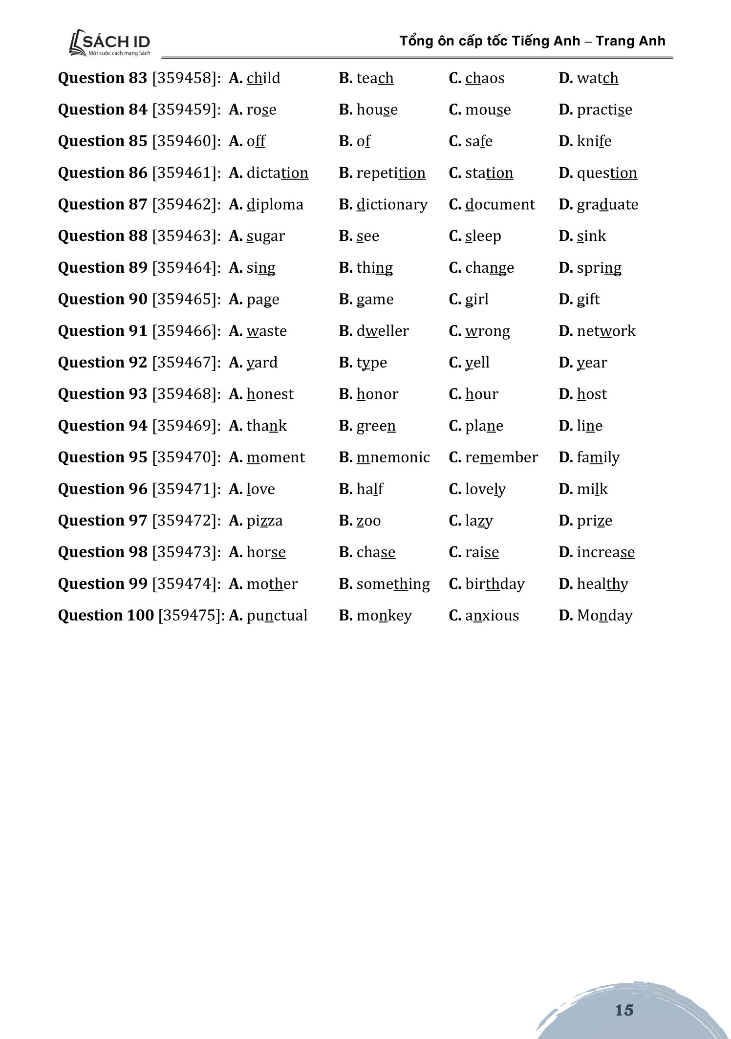 tổng ôn cấp tốc tiếng anh - Ảnh 16