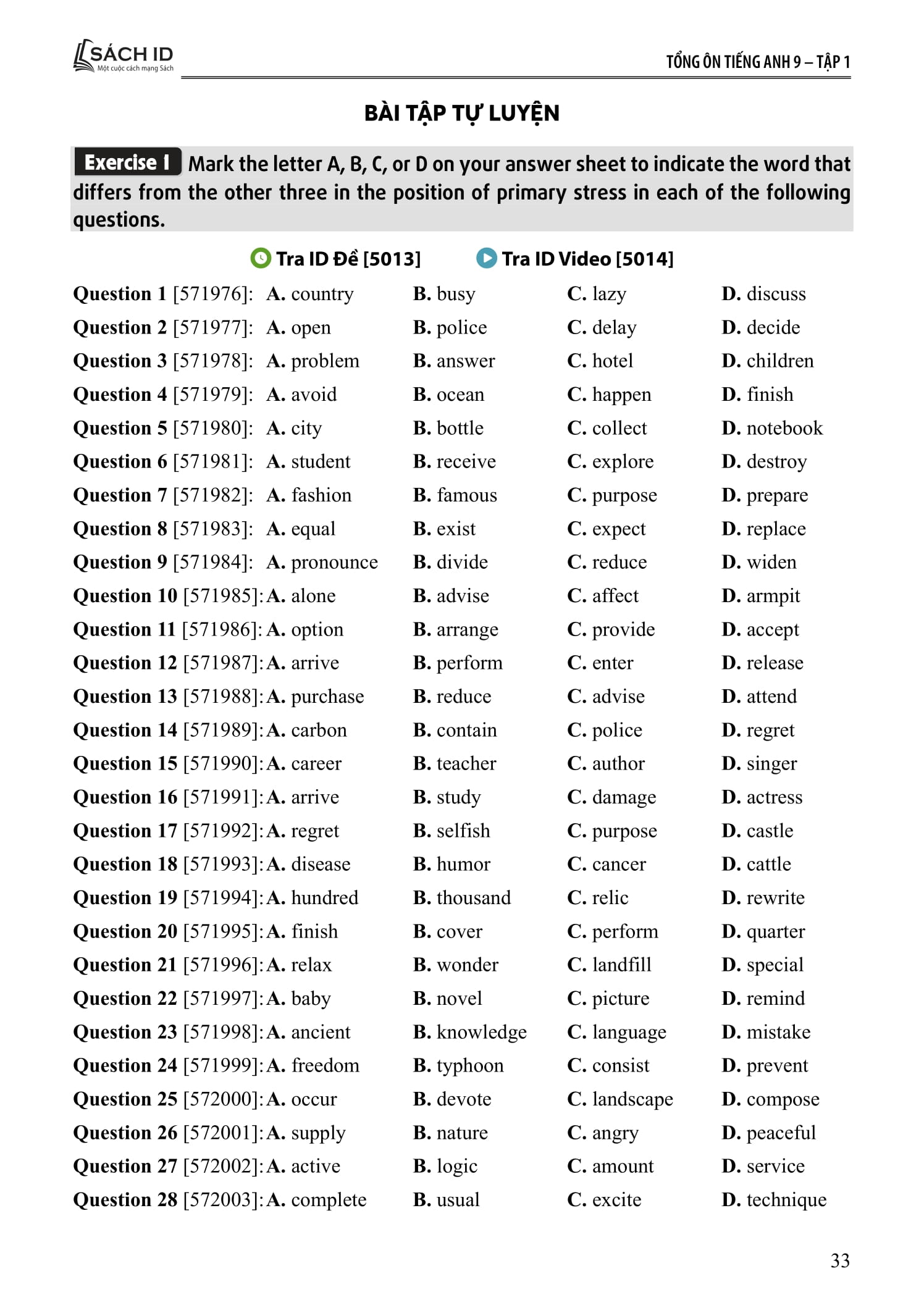 tổng ôn tiếng anh 9 - tập 1 (chương trình sgk mới) - Ảnh 11