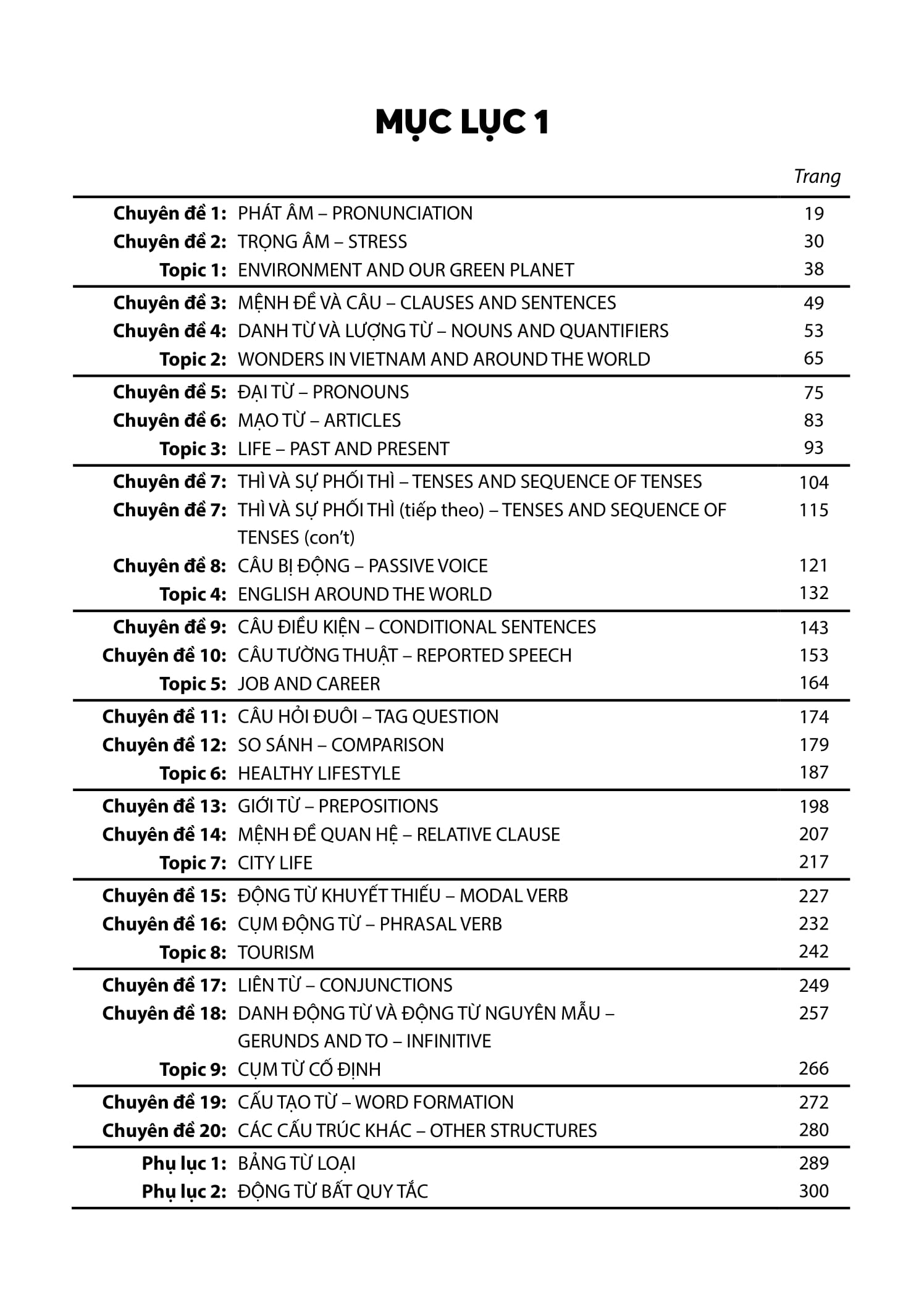 tổng ôn tiếng anh 9 - tập 1 (chương trình sgk mới) - Ảnh 3