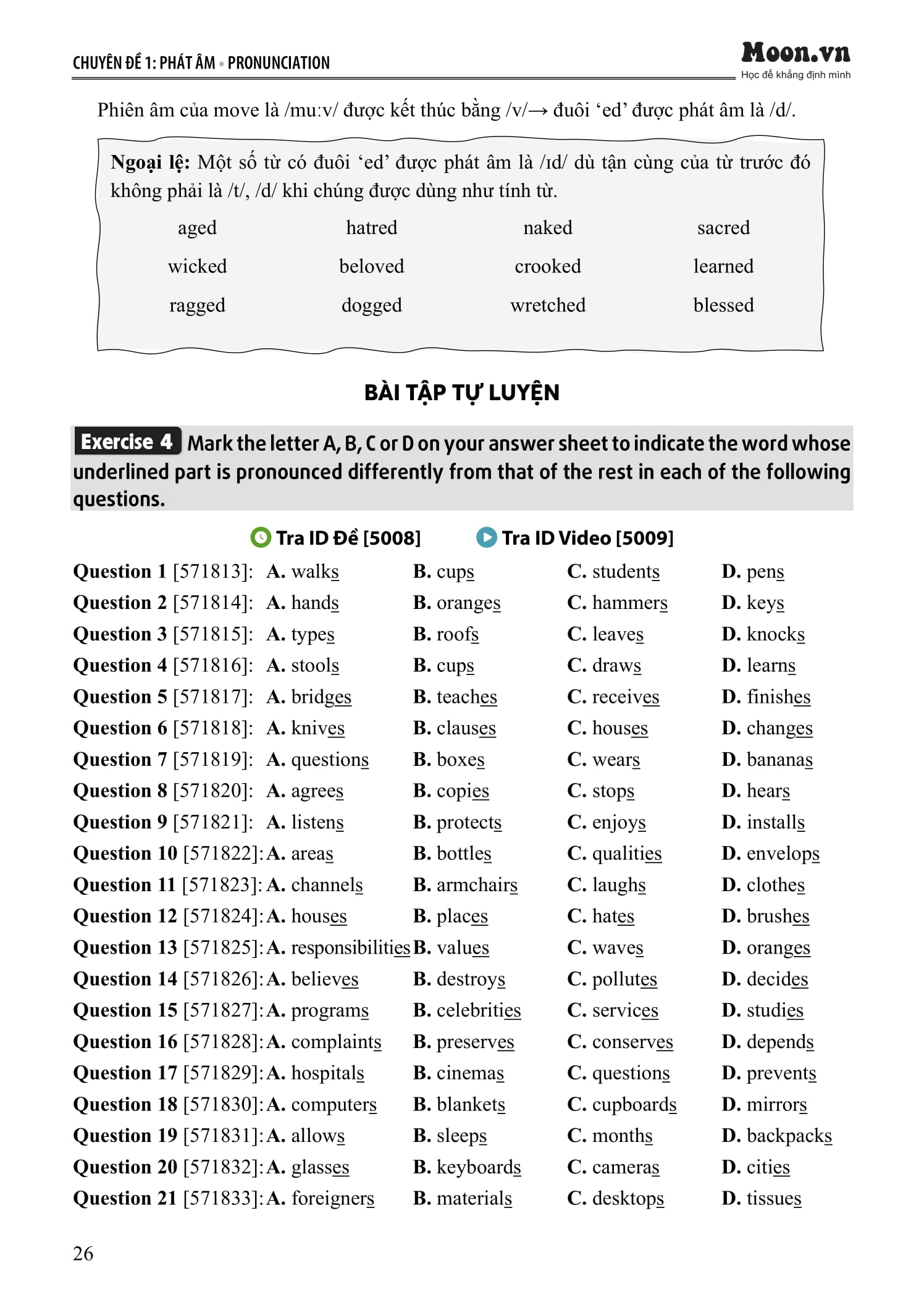 tổng ôn tiếng anh 9 - tập 1 (chương trình sgk mới) - Ảnh 9