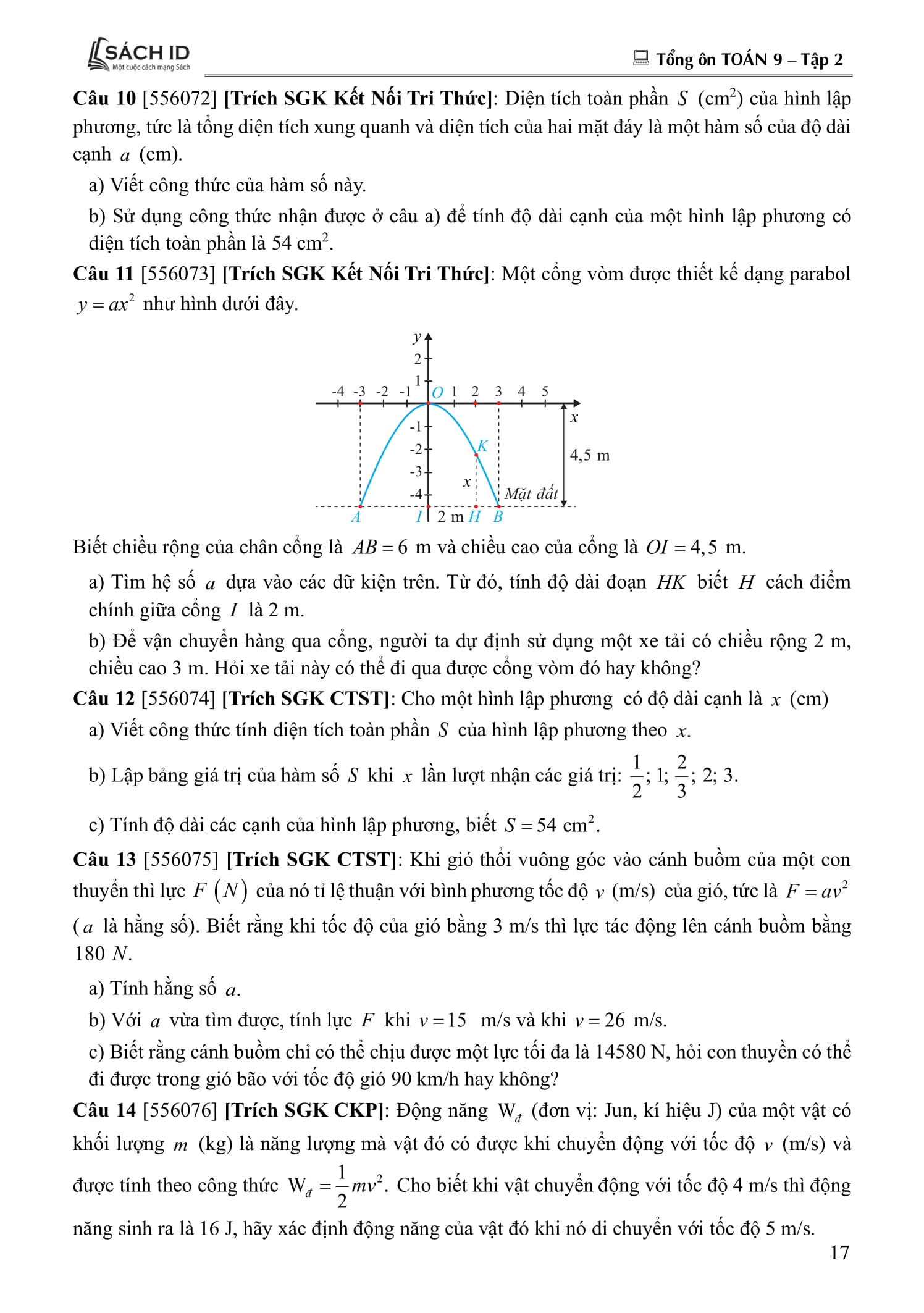 tổng ôn toán 9 - tập 2 - Ảnh 16
