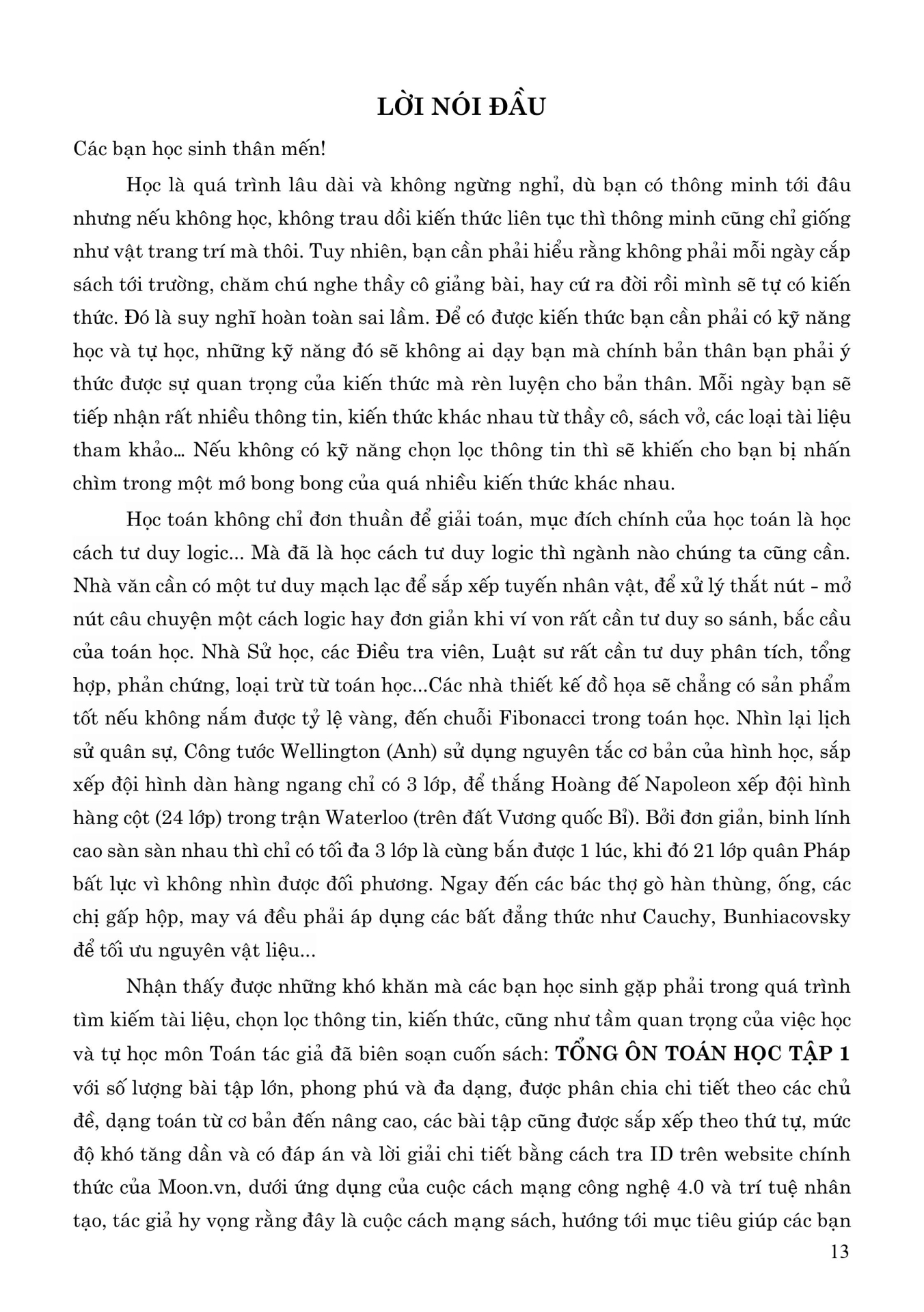 tổng ôn toán học - tập 1 (theo chương trình sgk mới) - Ảnh 3