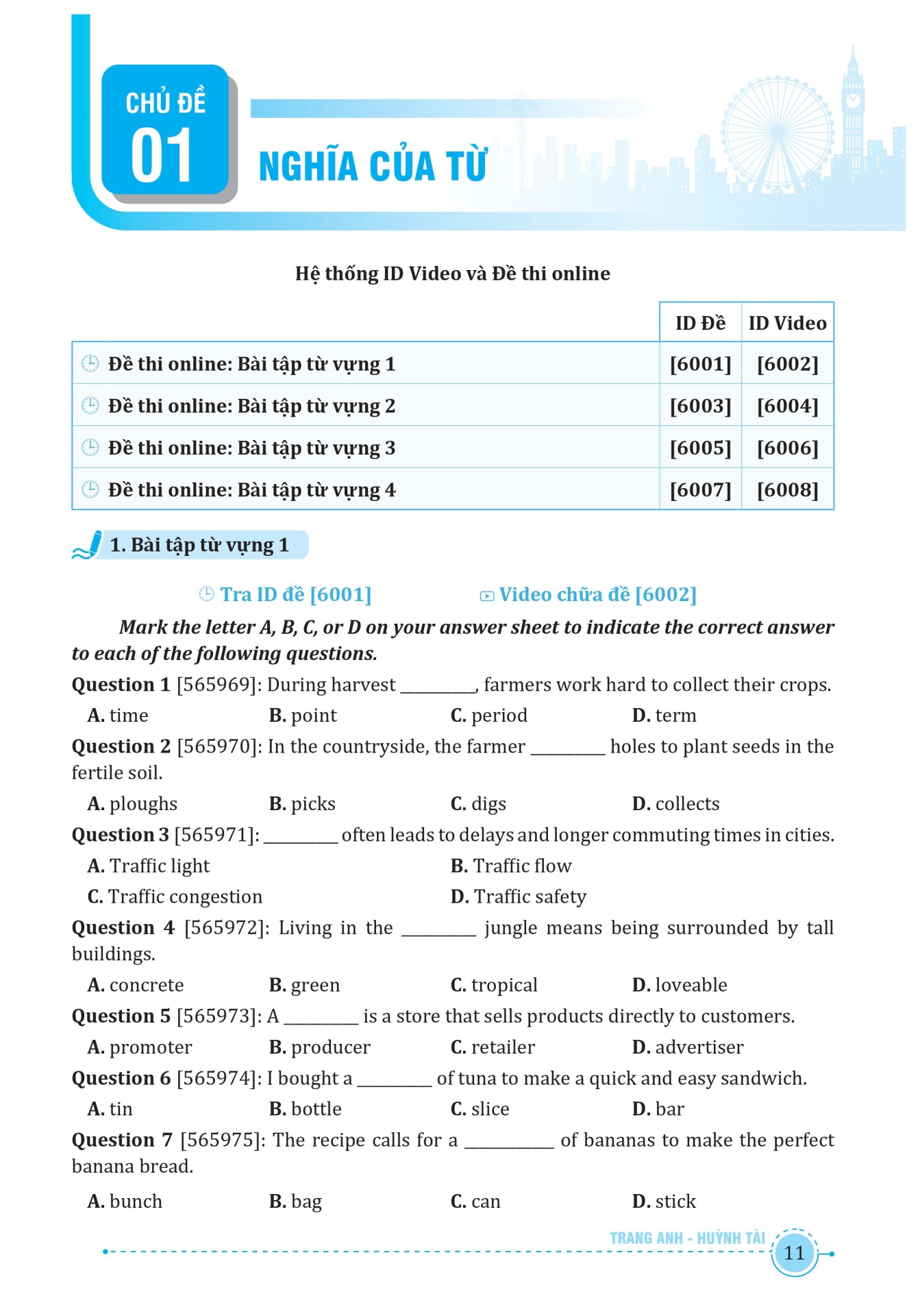 tổng ôn từ vựng tiếng anh - tập 1 - Ảnh 7