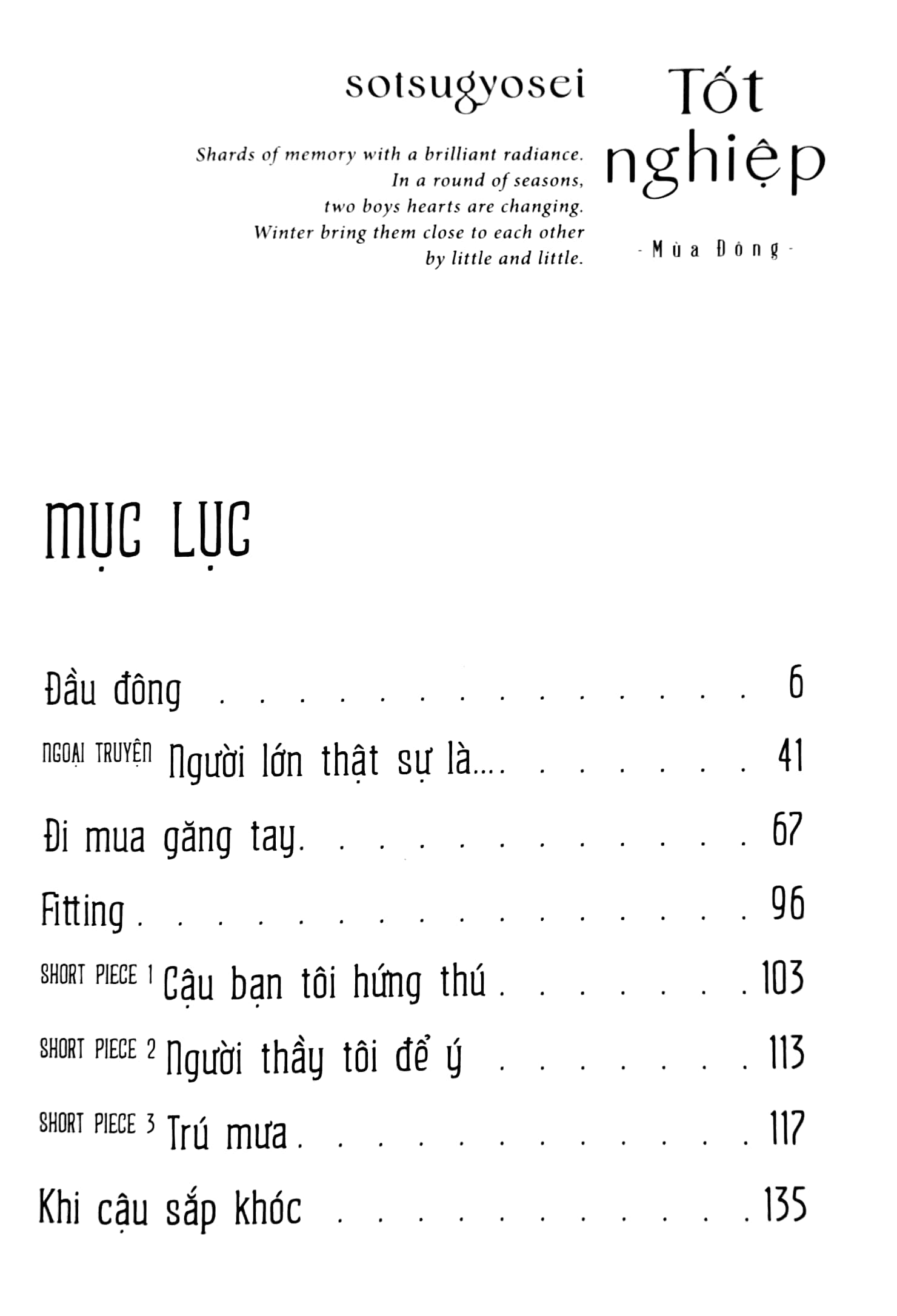 tốt nghiệp - mùa đông - tặng kèm 2 bookmark + 1 postcard hai mặt - Ảnh 4