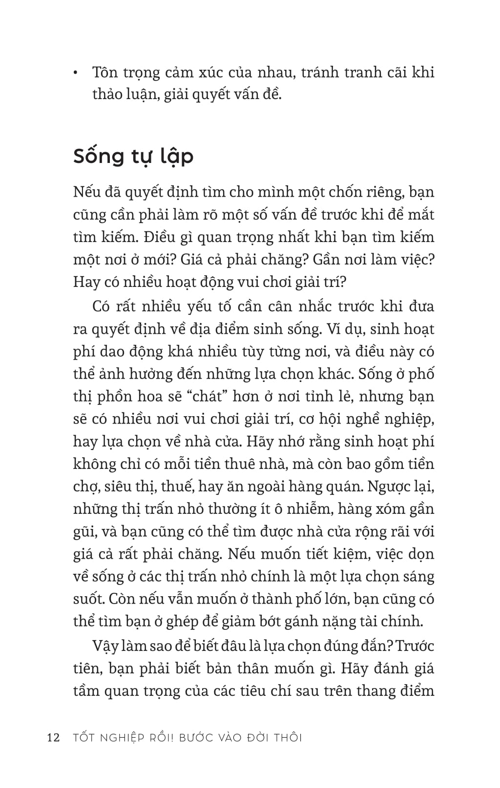Tốt Nghiệp Rồi! Bước Vào Đời Thôi... - Cẩm Nang Rèn Luyện Kỹ Năng Cho Cuộc Sống Trưởng Thành - Ảnh 13