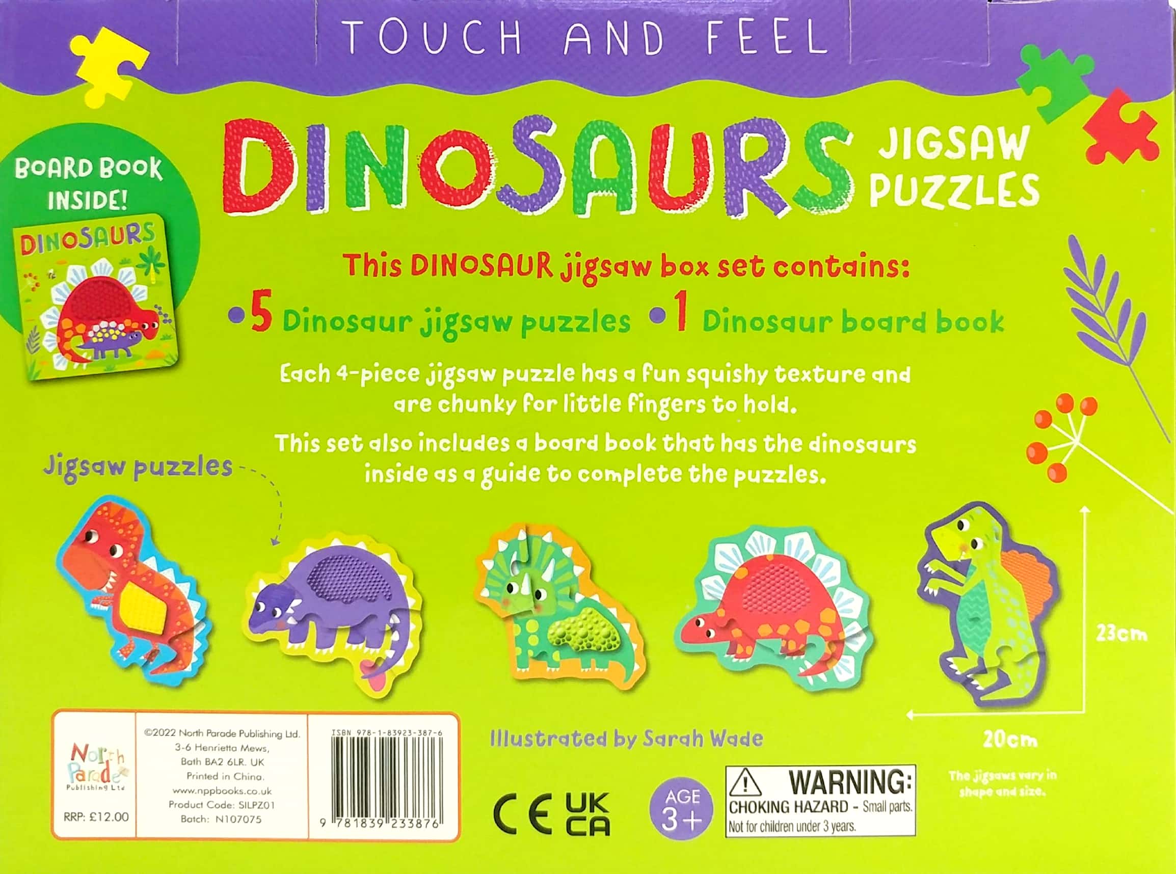 touch and feel - dinosaurs jigsaw puzzles - Ảnh 18