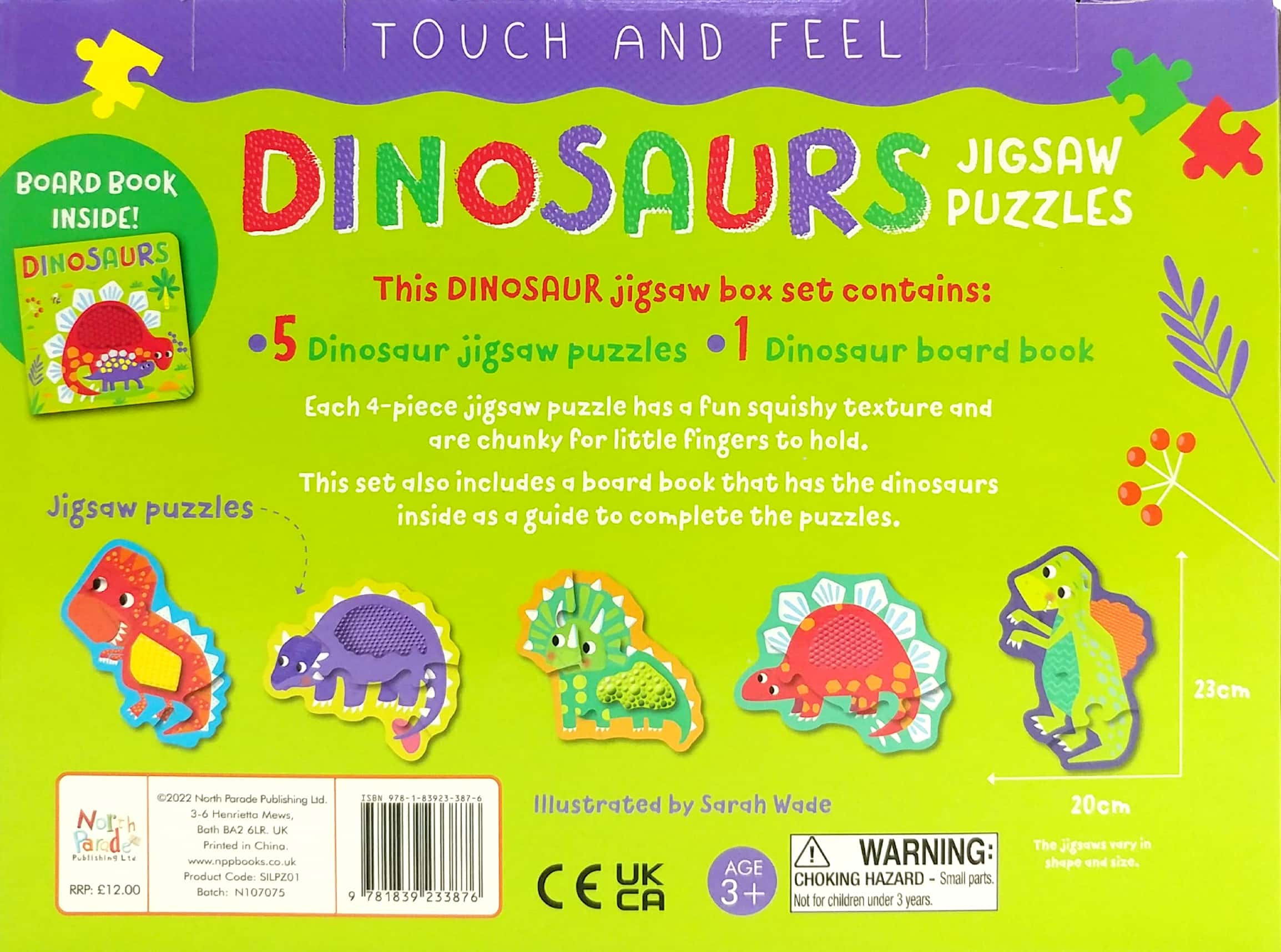 touch and feel - dinosaurs jigsaw puzzles - Ảnh 20