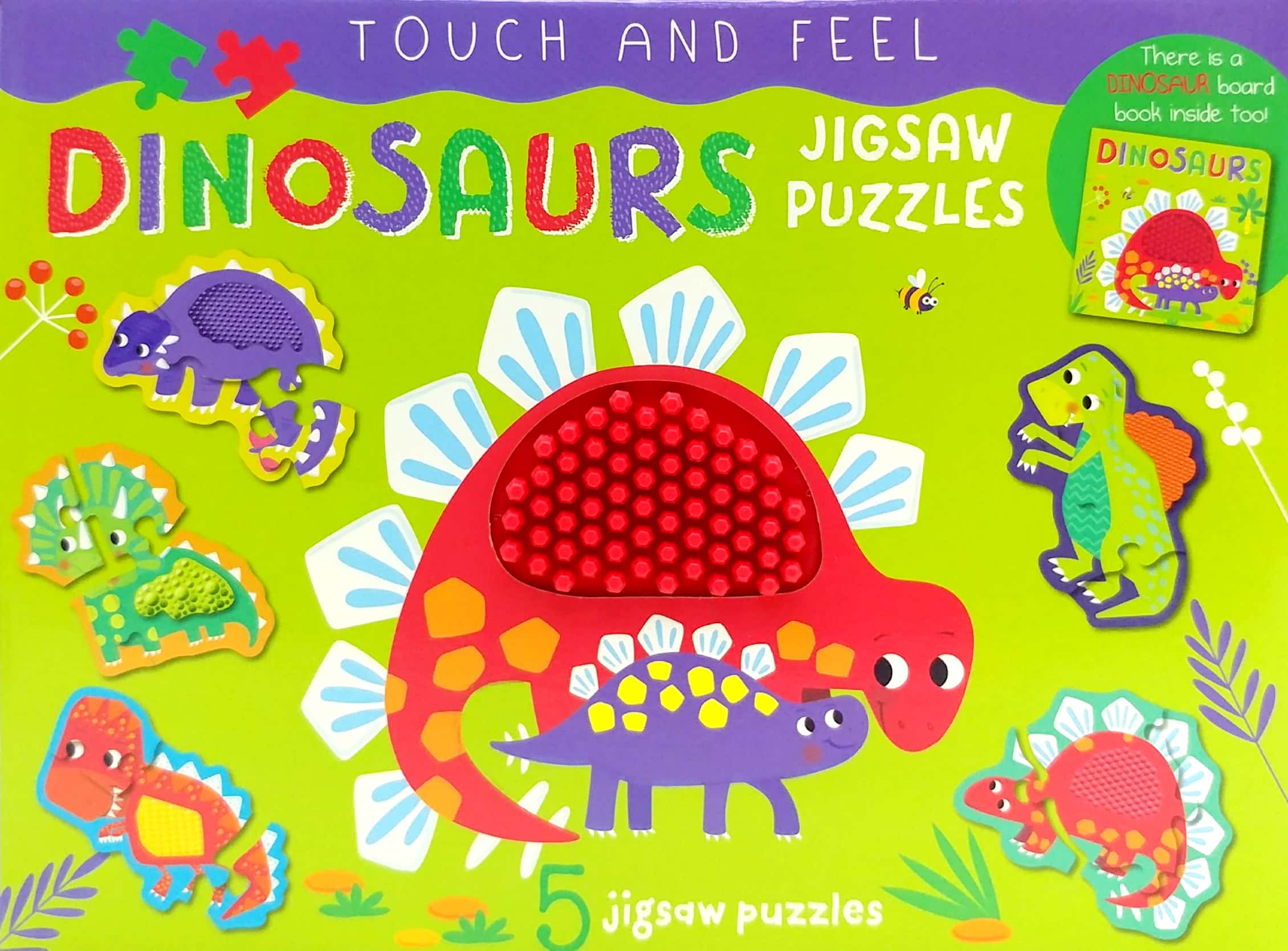 touch and feel - dinosaurs jigsaw puzzles - Ảnh 3