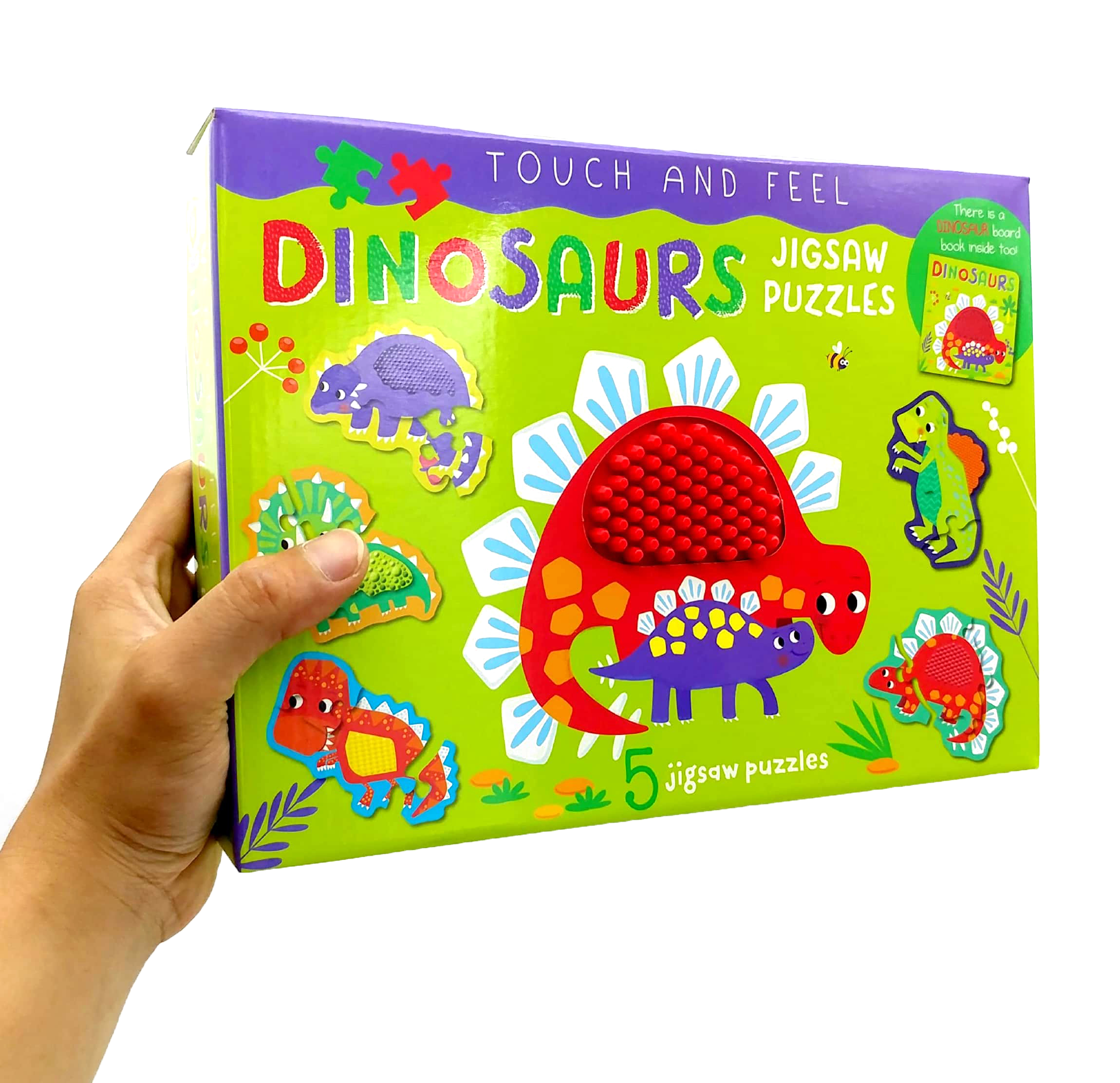 touch and feel - dinosaurs jigsaw puzzles - Ảnh 7