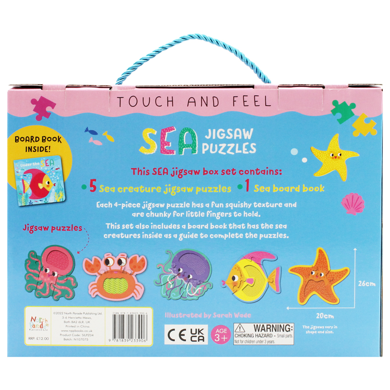 touch and feel jigsaw puzzles boxset - sea (5 jigsaw puzzles) - Ảnh 7