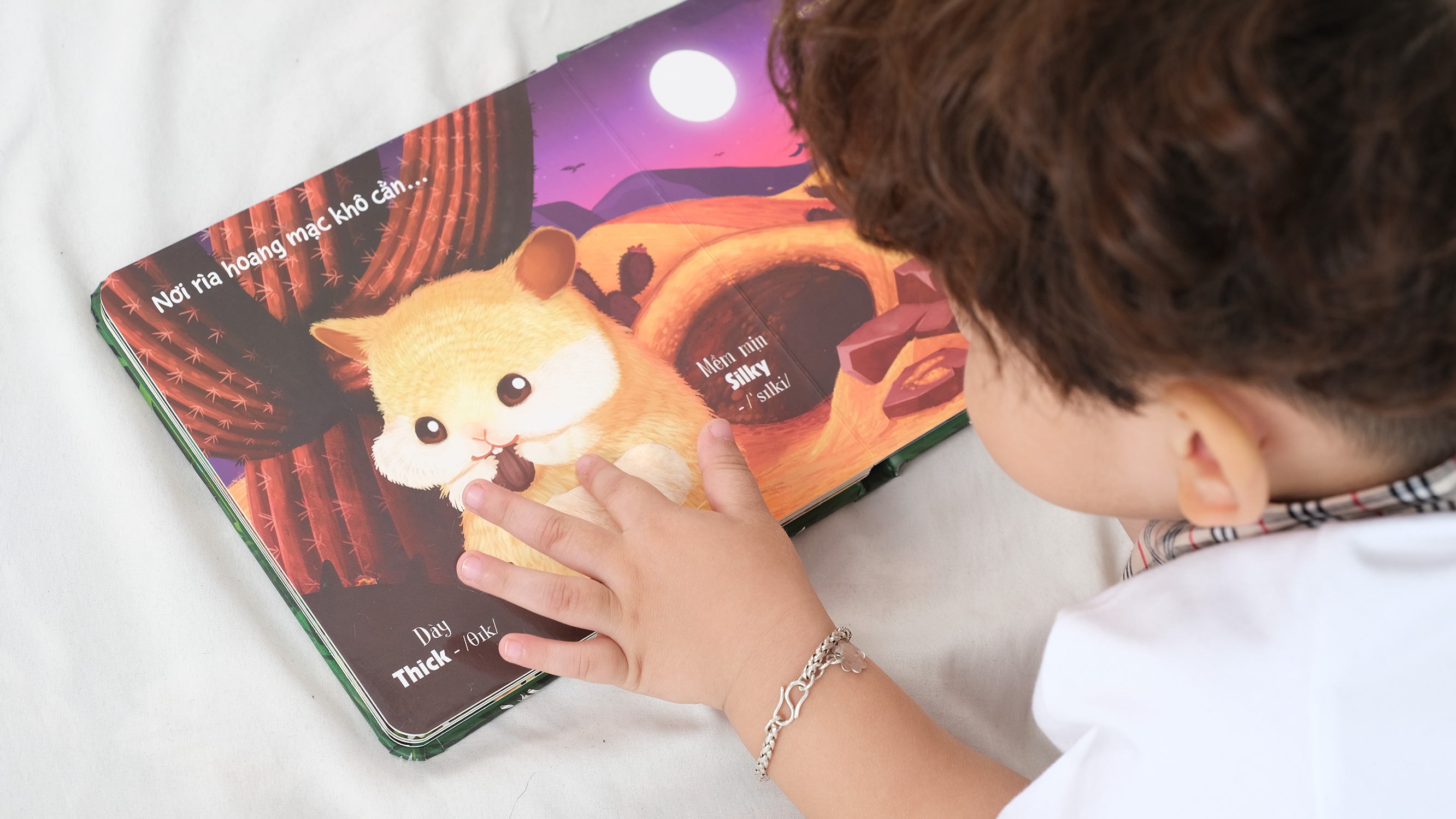 touch and feel - sách sờ chạm khám phá - thế giới động vật - một ngày giữa thiên nhiên - Ảnh 5