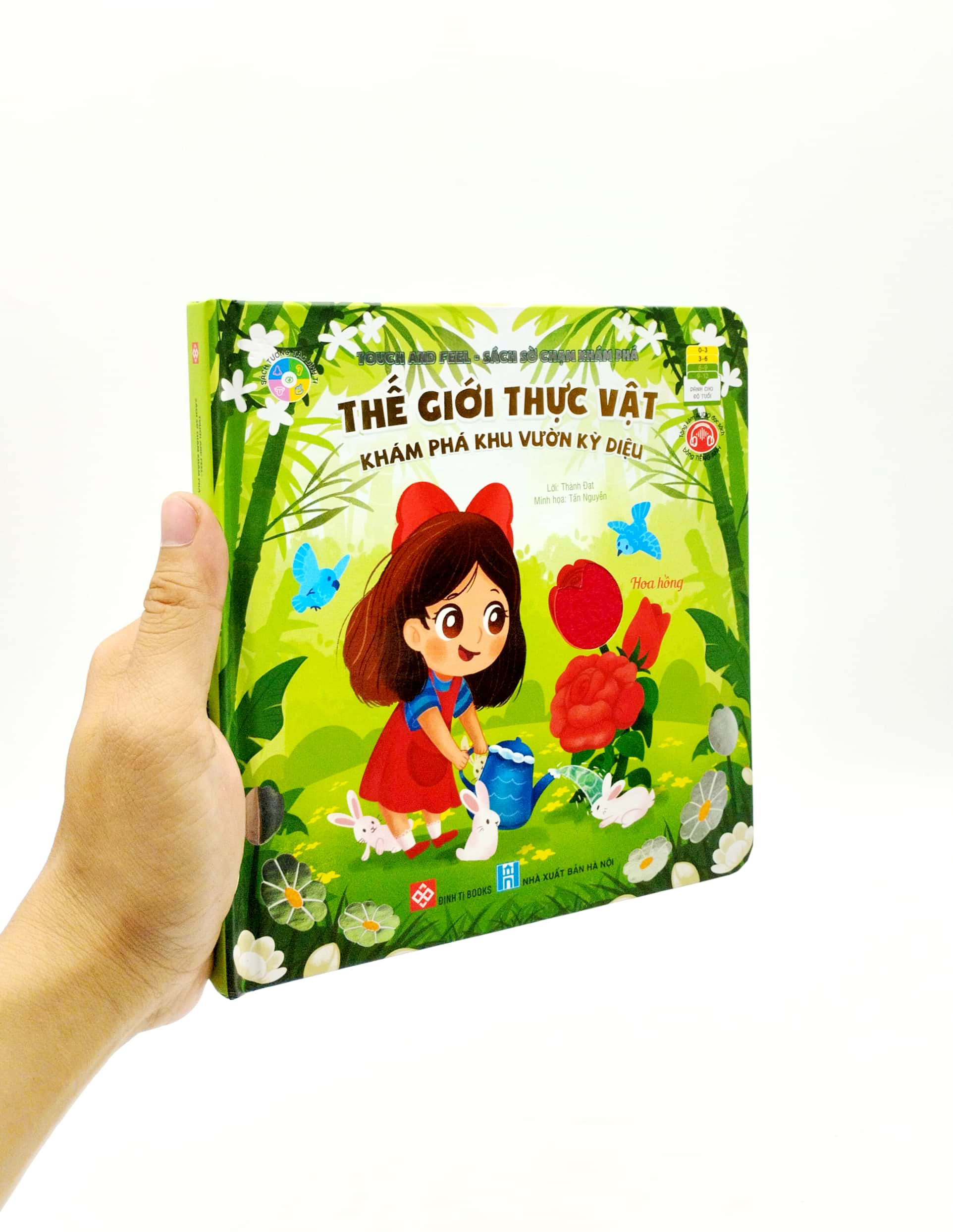 touch and feel - sách sờ chạm khám phá - thế giới thực vật - khám phá khu vườn kỳ diệu - Ảnh 7