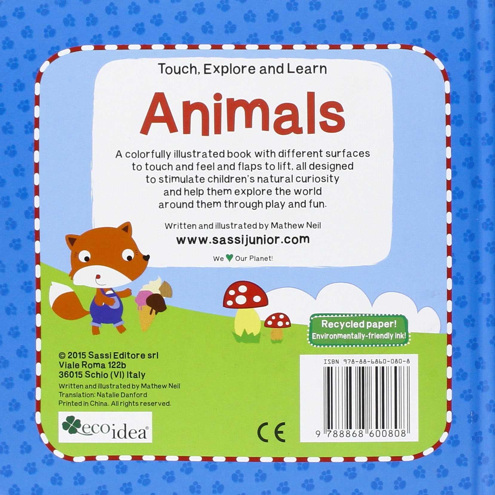touch, explore and learn animals book - Ảnh 3