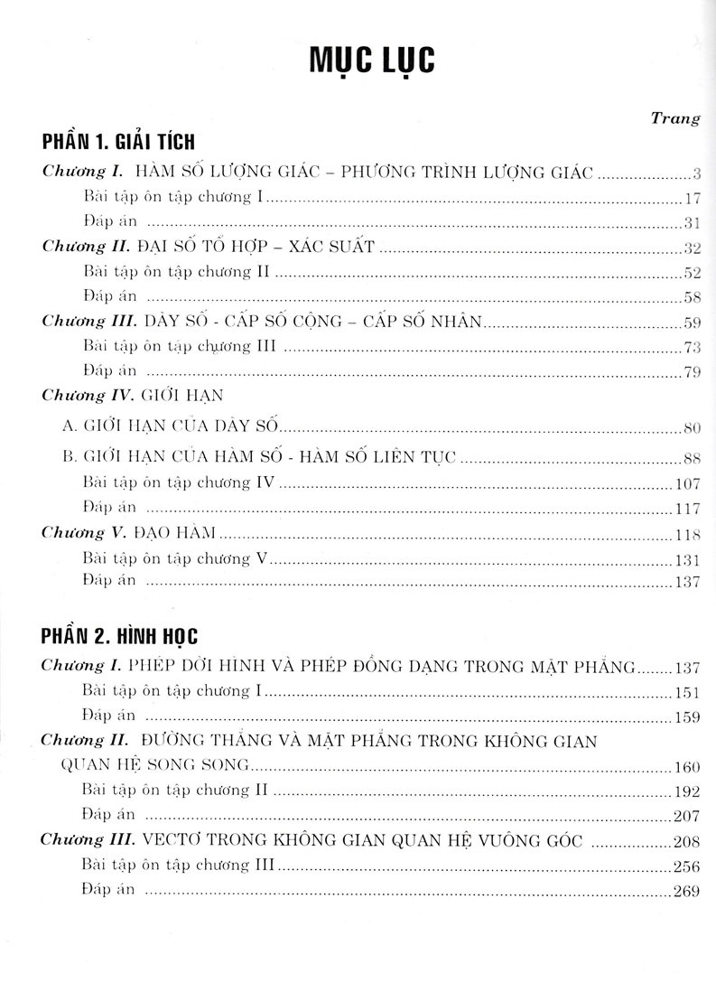 trắc nghiệm chuyên đề đại số - giải tích & hình học 11 - Ảnh 3