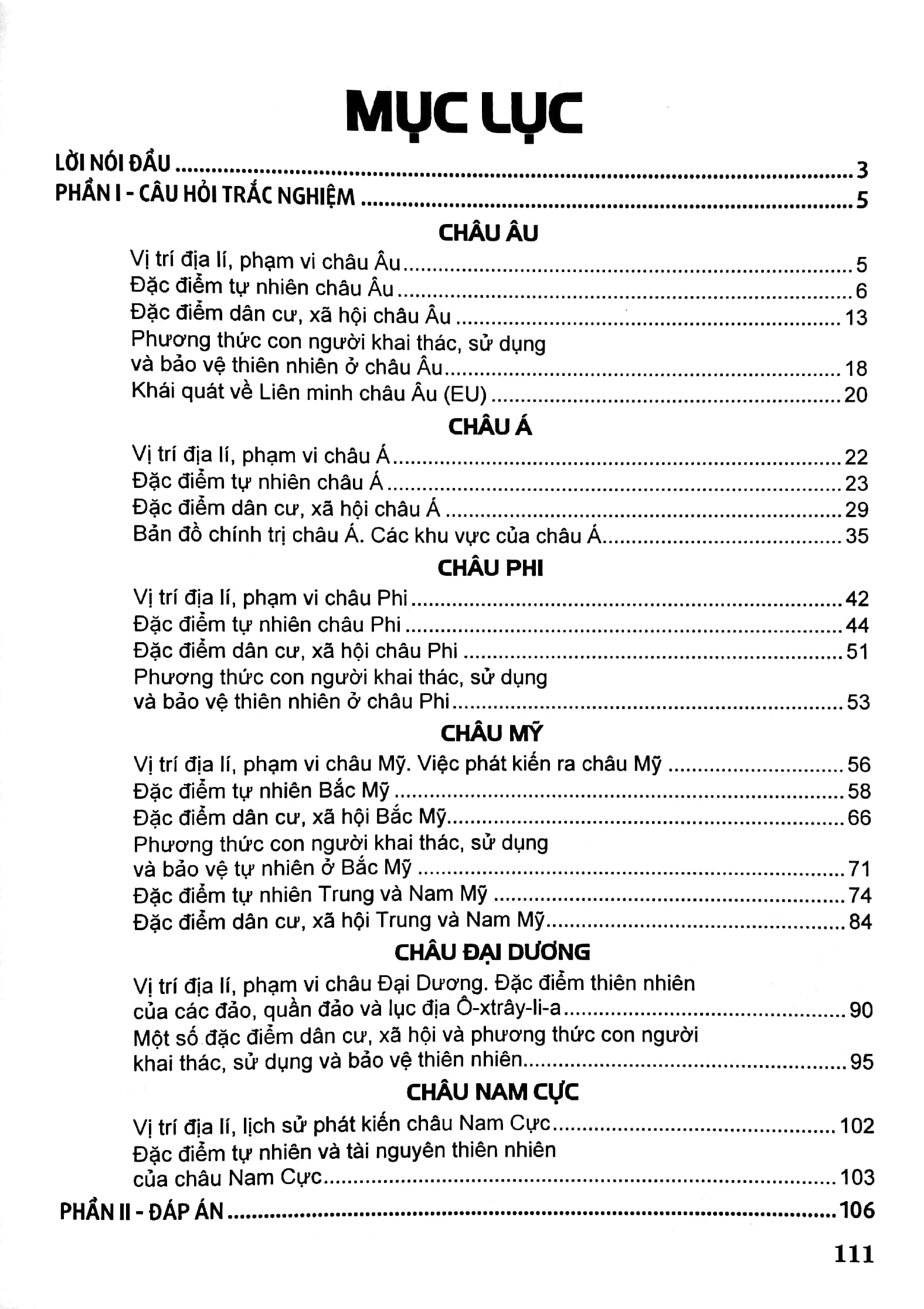 trắc nghiệm địa lí lớp 7 (dùng chung cho các bộ sgk hiện hành) - Ảnh 4