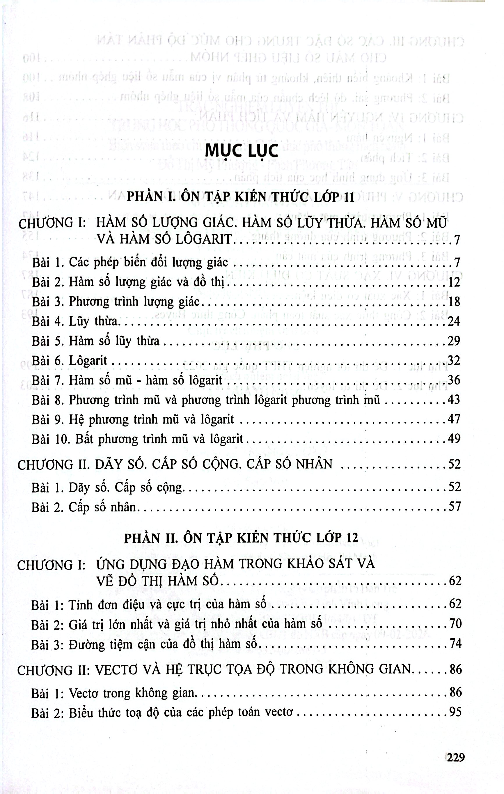 Trắc Nghiệm Luyện Thi Trung Học Phổ Thông Quốc Gia - Môn Toán - Ảnh 3