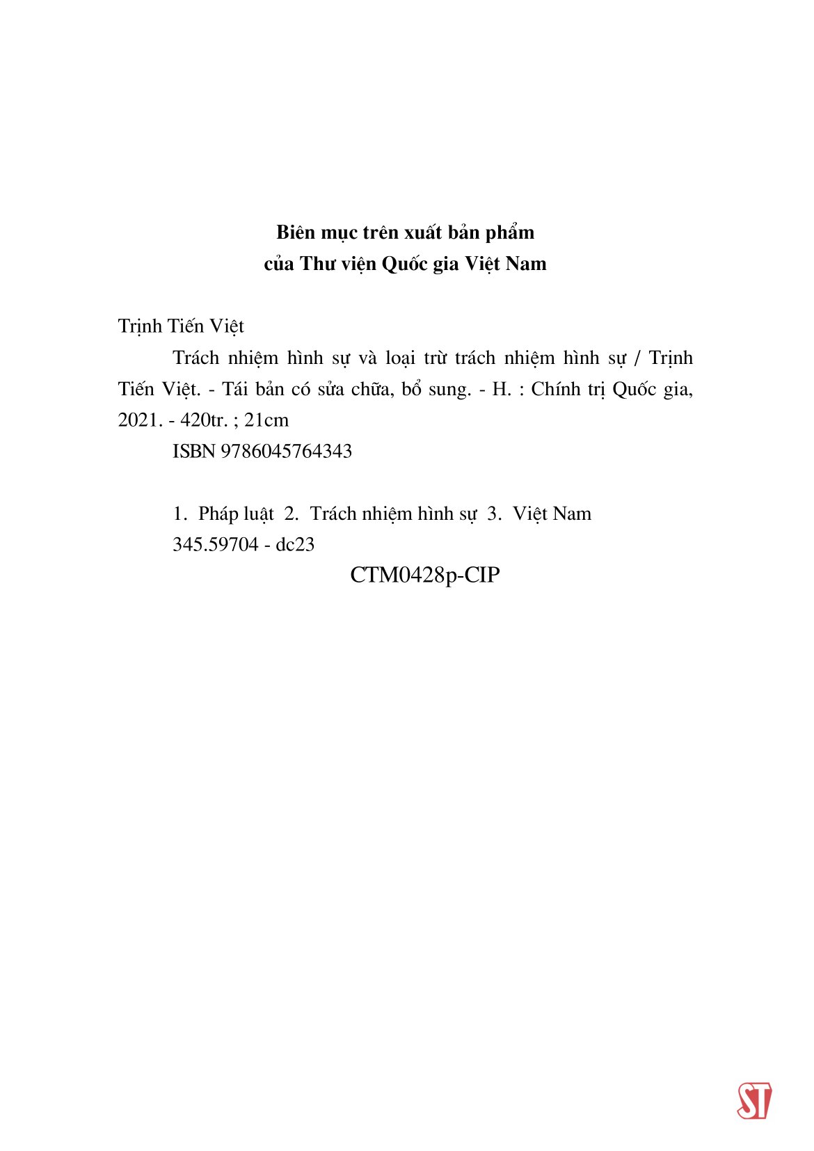 trách nhiệm hình sự và loại trừ trách nhiệm hình sự - Ảnh 3