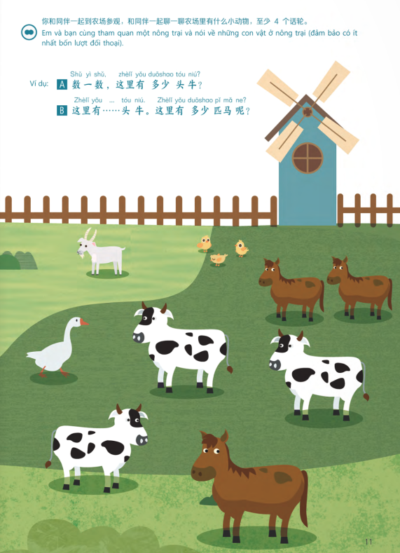 trải nghiệm tiếng trung dành cho học sinh tiểu học - tập 6 - sách bài tập - Ảnh 11