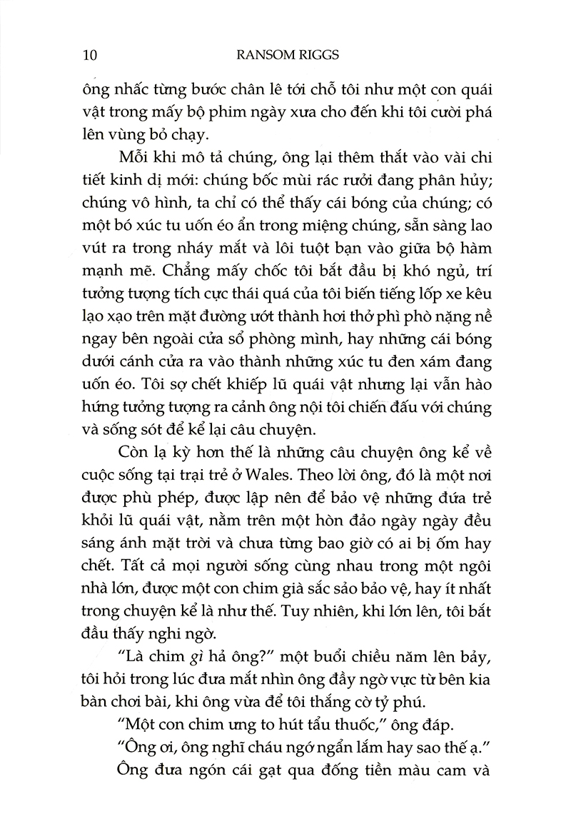 trại trẻ đặc biệt của cô peregrine (tái bản 2023) - Ảnh 7