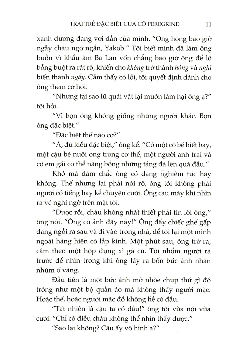 trại trẻ đặc biệt của cô peregrine (tái bản 2023) - Ảnh 8