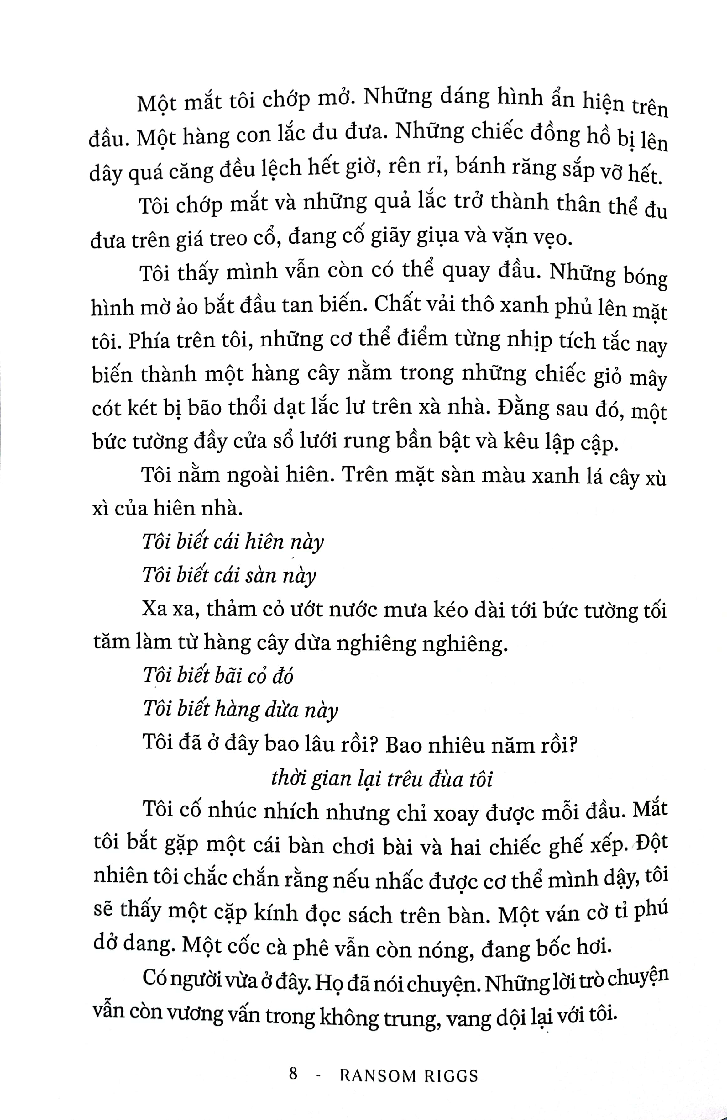 trại trẻ đặc biệt của cô peregrine - tập 6 - đồng ma tiêu điều - Ảnh 5