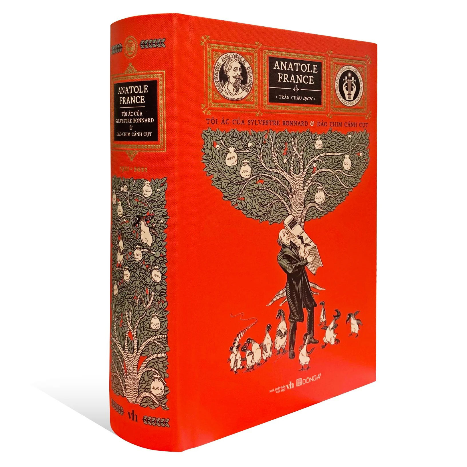 trăm năm nobel - tội ác của sylvestre bonnard và đảo chim cánh cụt - ấn bản giới hạn - bìa cứng - Ảnh 2