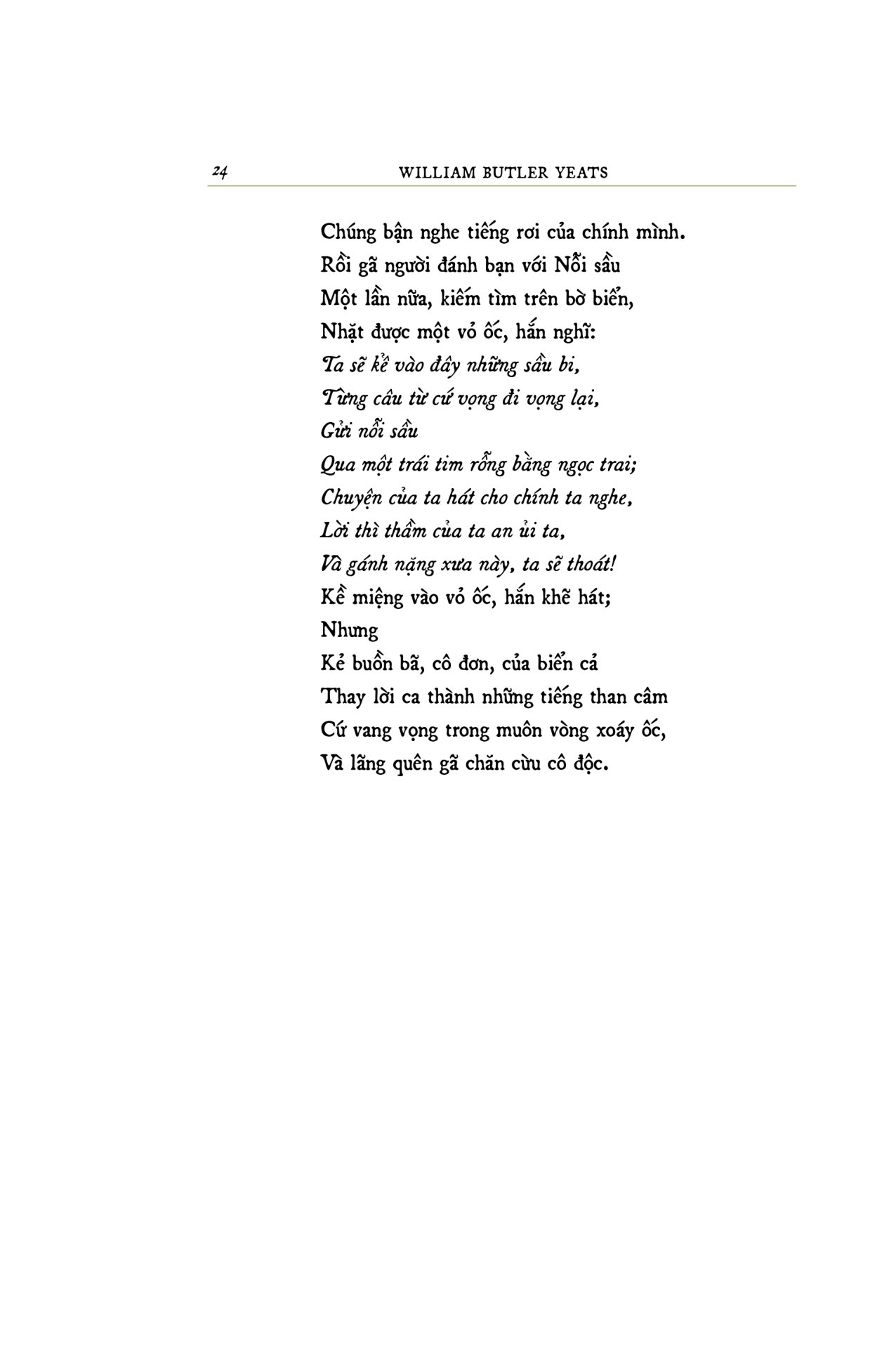 trăm năm nobel - tuyển tập thơ william butler yeats - ấn bản giới hạn - bìa cứng - Ảnh 7