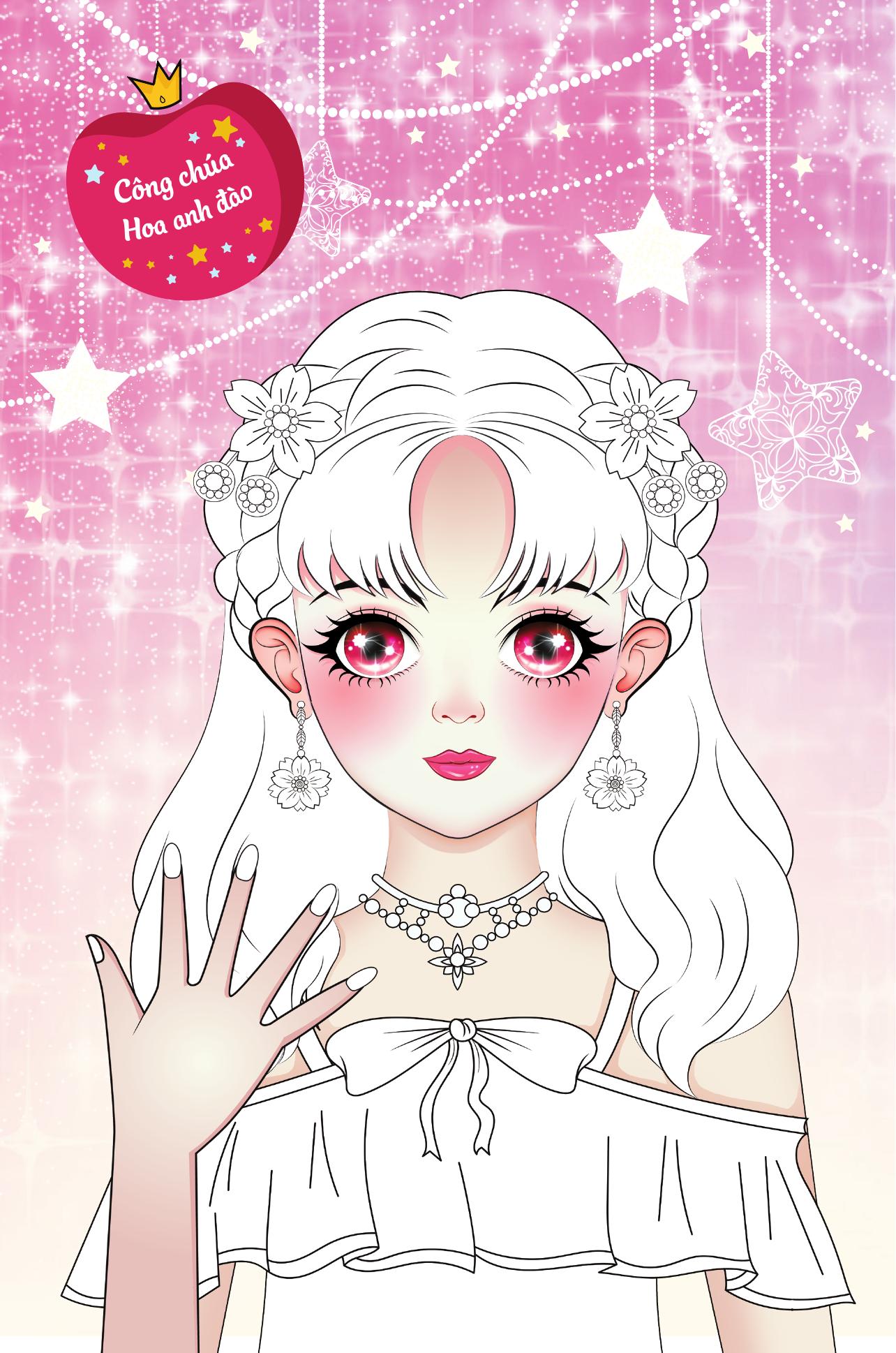 Trang Điểm Sáng Tạo - Bóc Dán Và Tô Màu - Công Chúa Các Loài Hoa - Ảnh 8