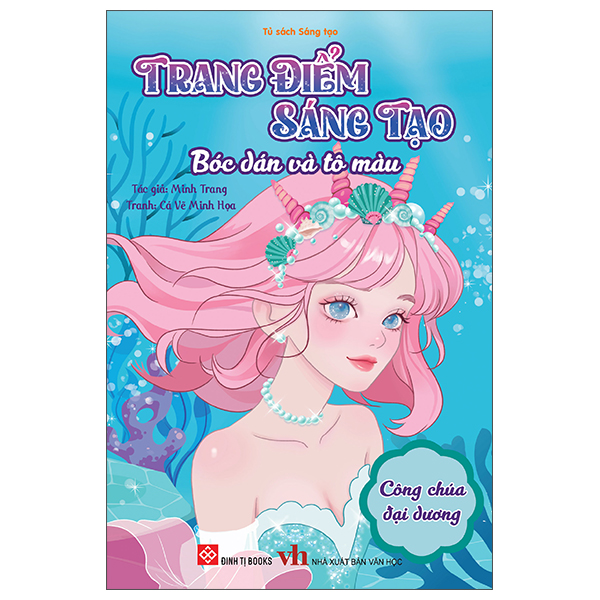 Trang Điểm Sáng Tạo - Bóc Dán Và Tô Màu - Công Chúa Đại Dương