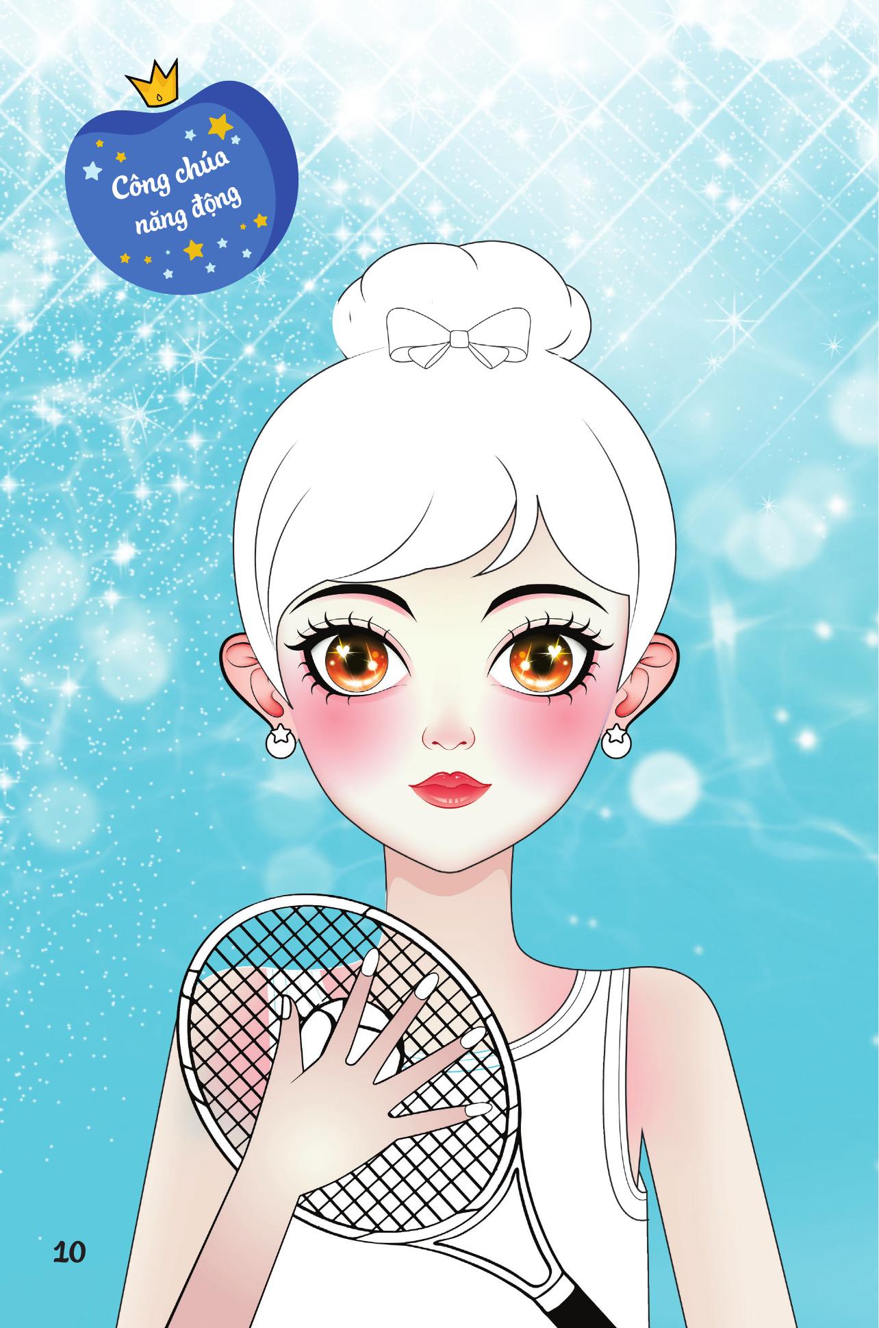 Trang Điểm Sáng Tạo - Bóc Dán Và Tô Màu - Công Chúa Học Đường - Ảnh 12