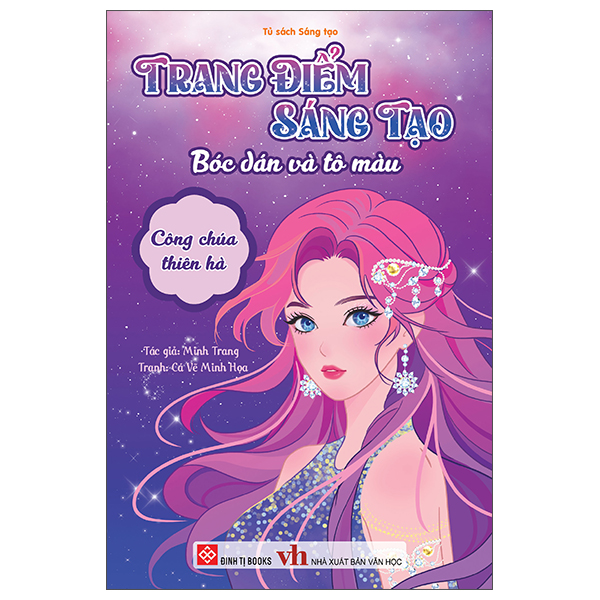 Trang Điểm Sáng Tạo - Bóc Dán Và Tô Màu - Công Chúa Thiên Hà