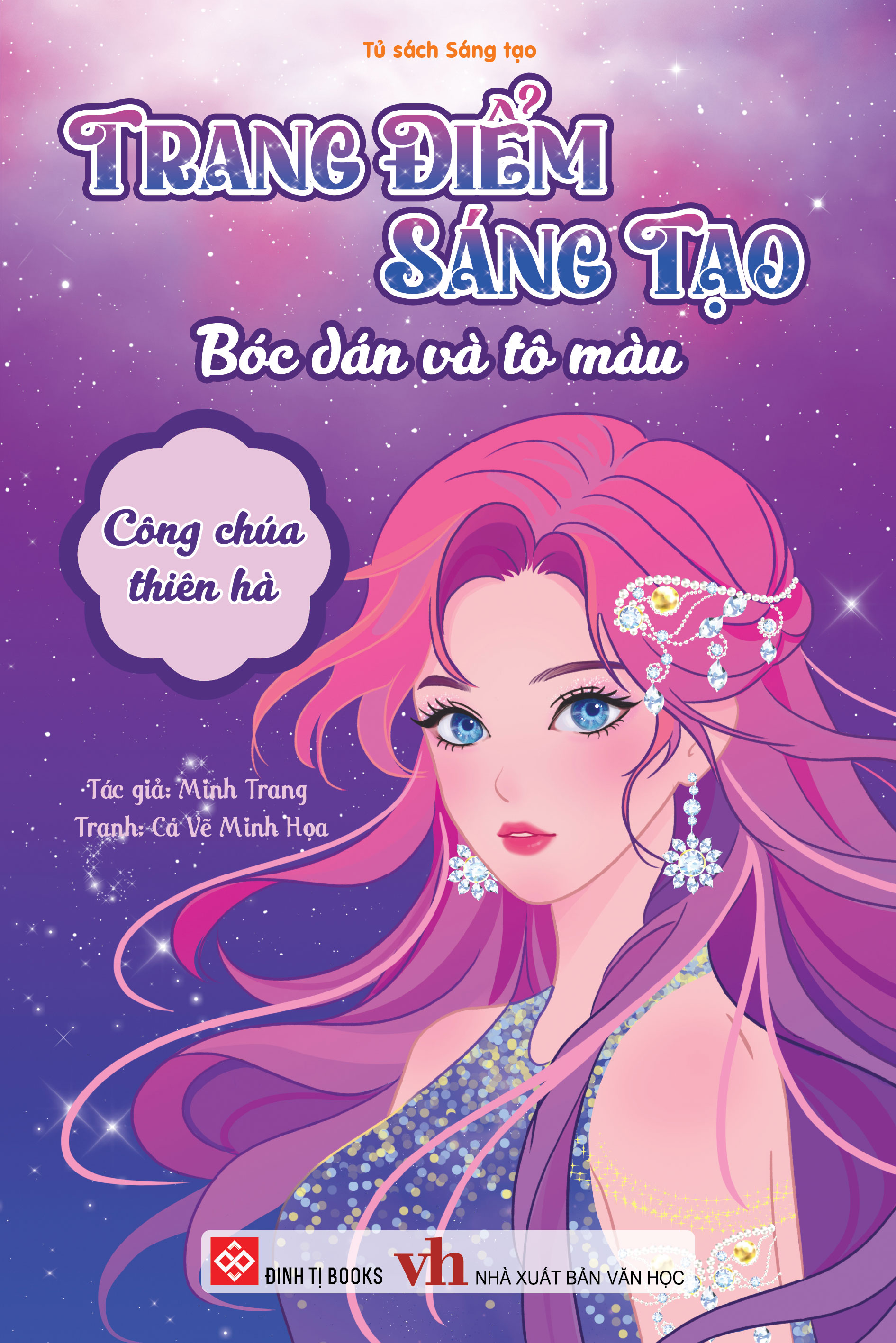 Trang Điểm Sáng Tạo - Bóc Dán Và Tô Màu - Công Chúa Thiên Hà - Ảnh 2