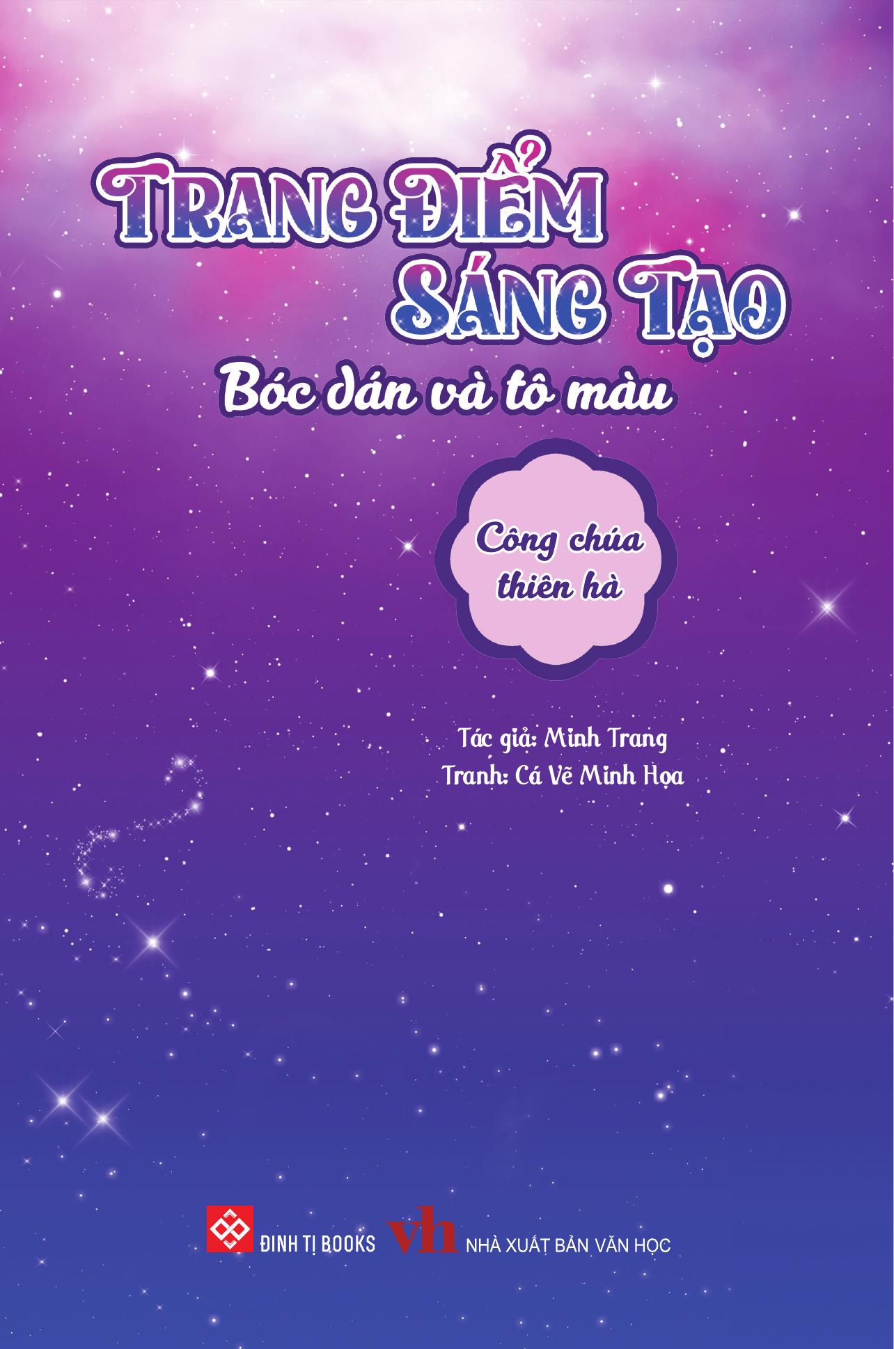 Trang Điểm Sáng Tạo - Bóc Dán Và Tô Màu - Công Chúa Thiên Hà - Ảnh 3