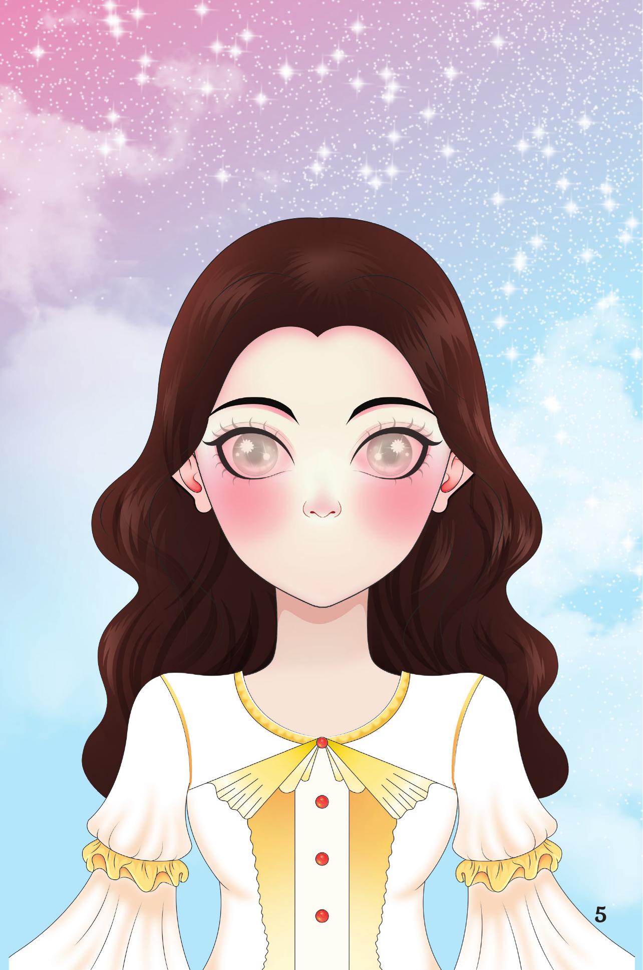 Trang Điểm Sáng Tạo - Bóc Dán Và Tô Màu - Công Chúa Thiên Hà - Ảnh 7