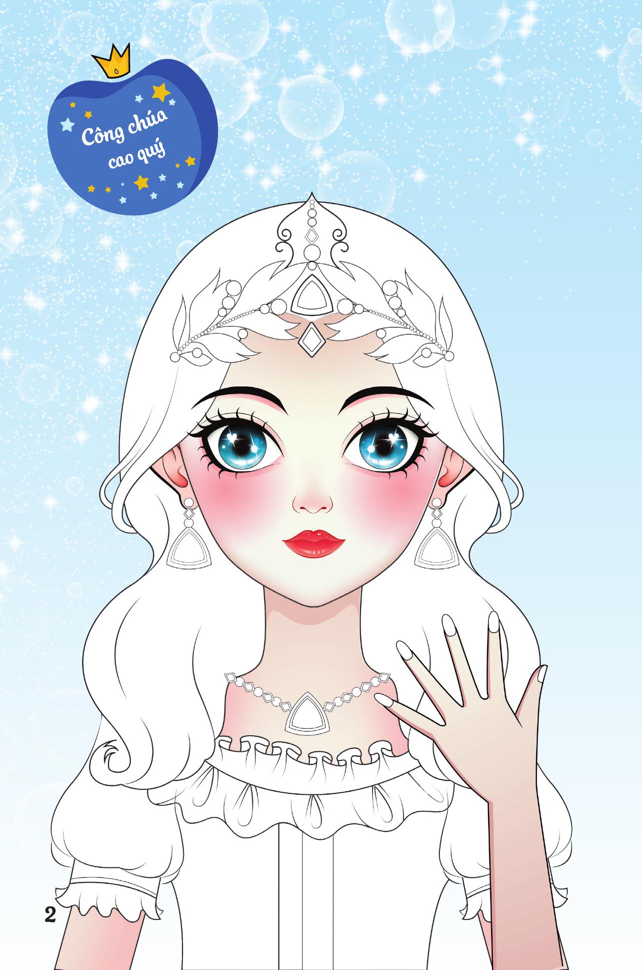 Trang Điểm Sáng Tạo - Bóc Dán Và Tô Màu - Vũ Hội Lộng Lẫy - Ảnh 4